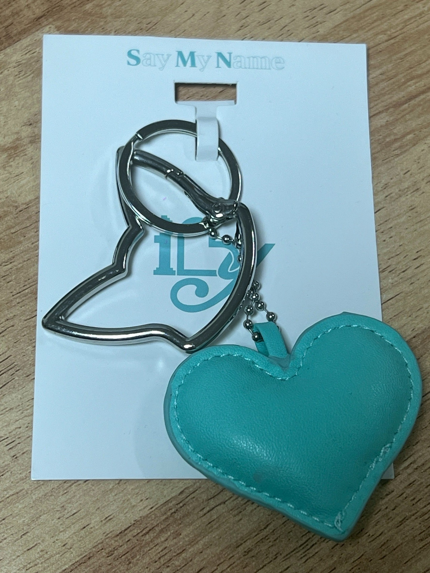 純吊飾-藍色愛心