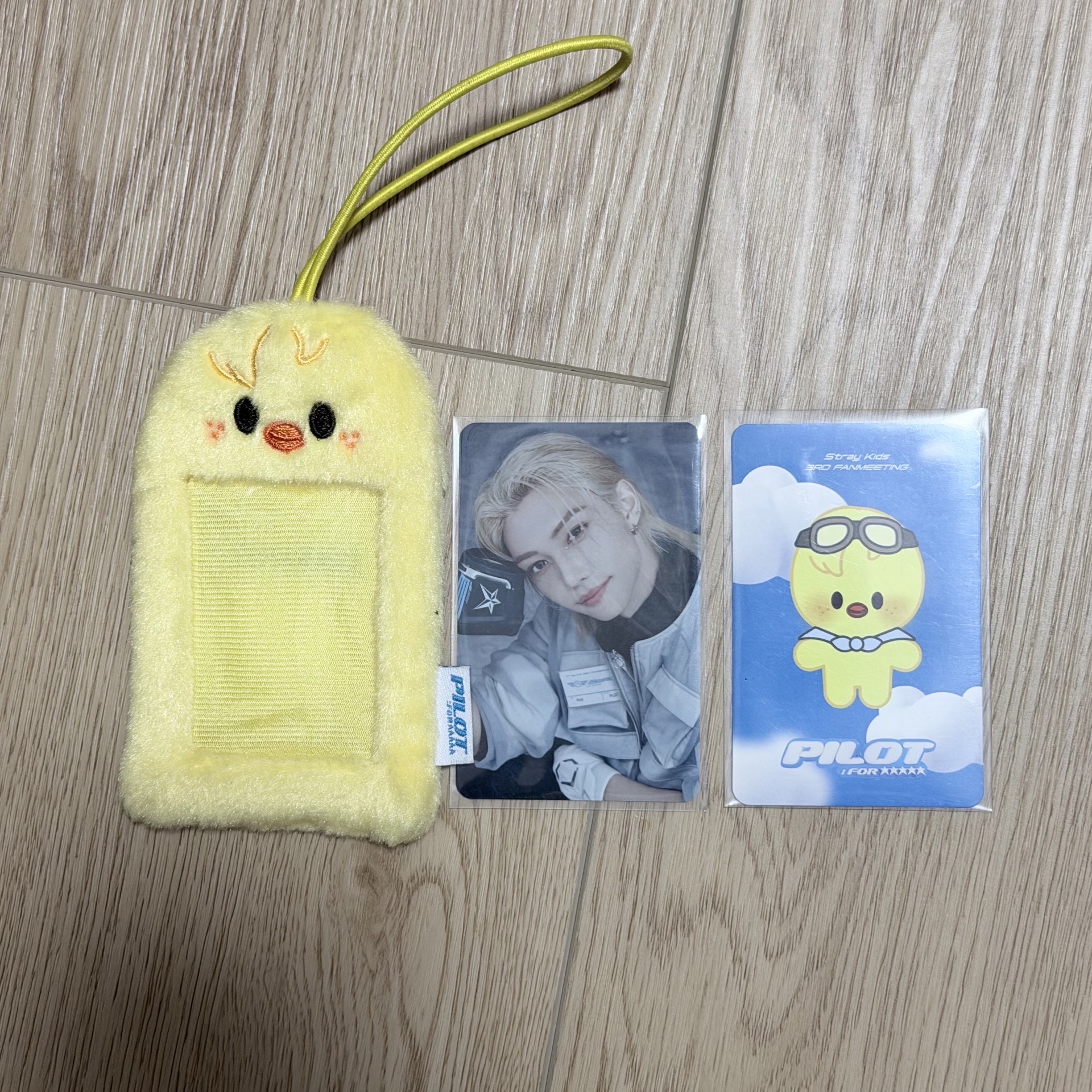 SKZ FELIX BbokAri 3rd FM PILOT 飛行員 絨毛 卡套