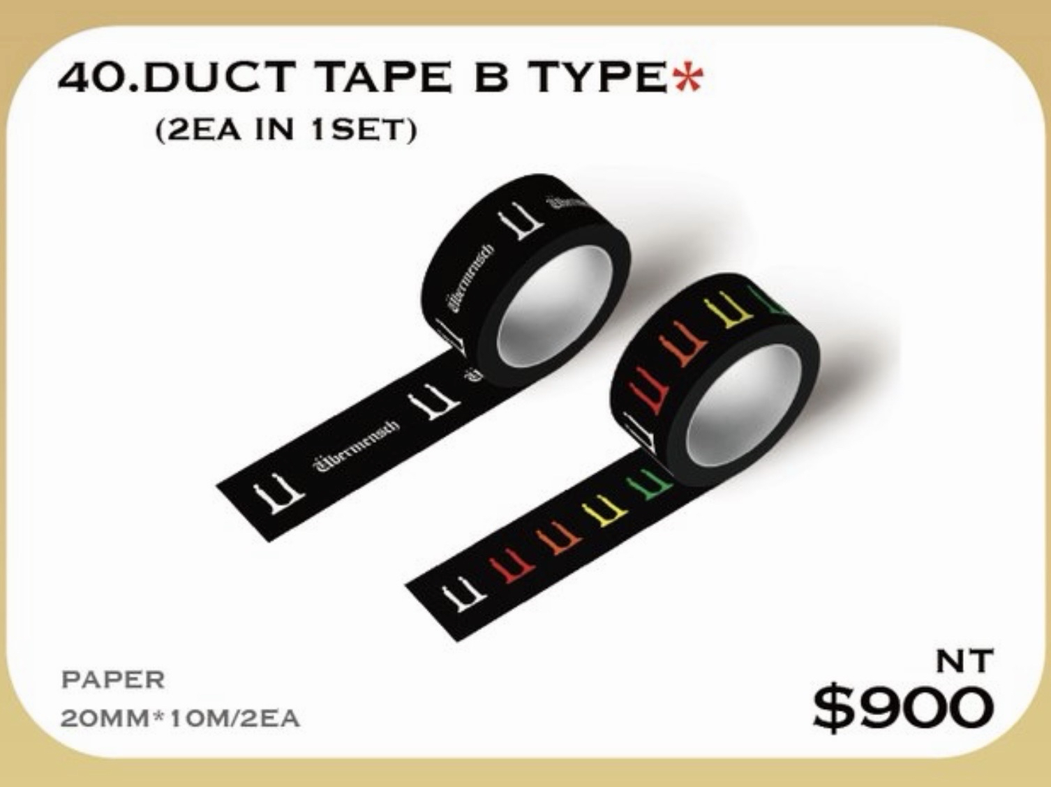 G-DRAGON 台北場週邊 布膠帶