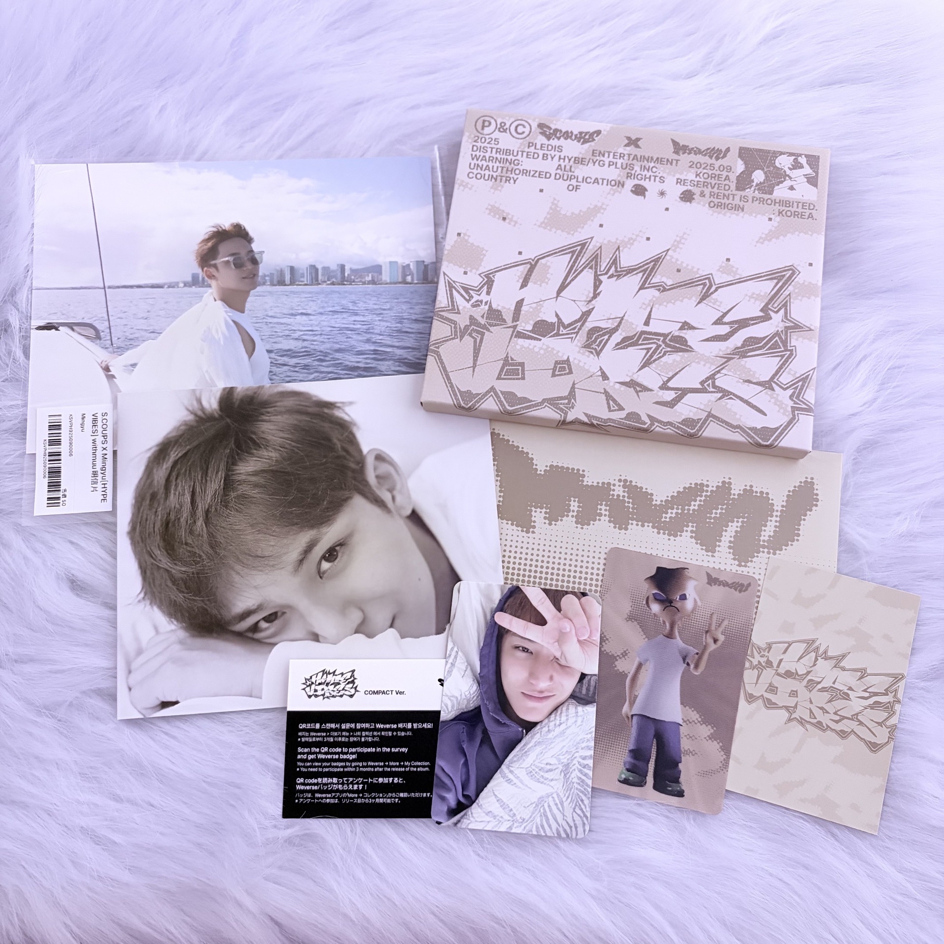 奎xCxM|HYPEVIBES專輯|COMPACTver|全專（含withmuu特典）🩵