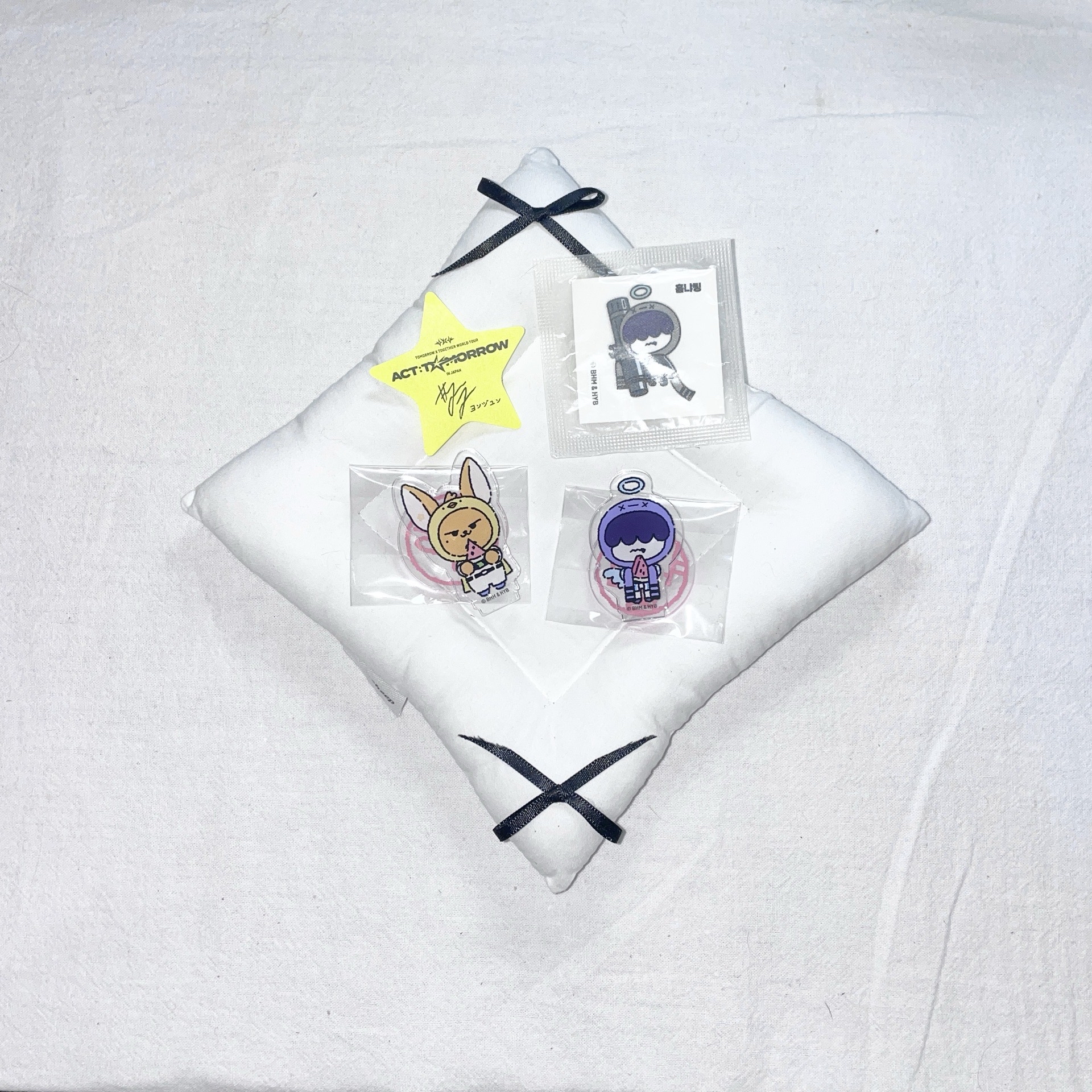 ⚪️𝙋𝙋𝙐𝙇𝘽𝘼𝙏𝙐 夏日快閃 黃春 哼呀寧 吊飾 立牌 送日巡紙星星（竣）、CU聯名貼紙（寧）