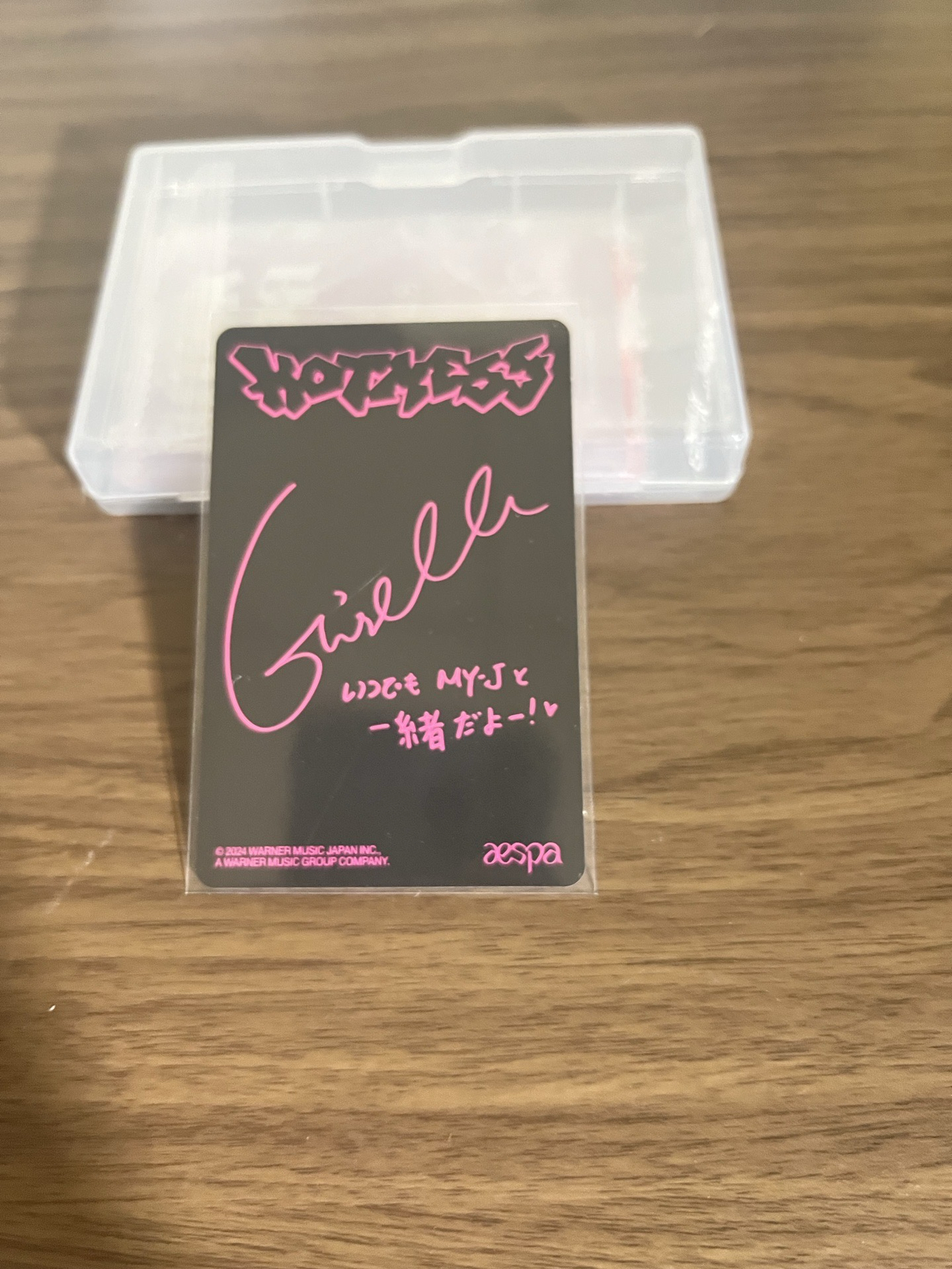 hot mess 吉特典卡 日文卡背