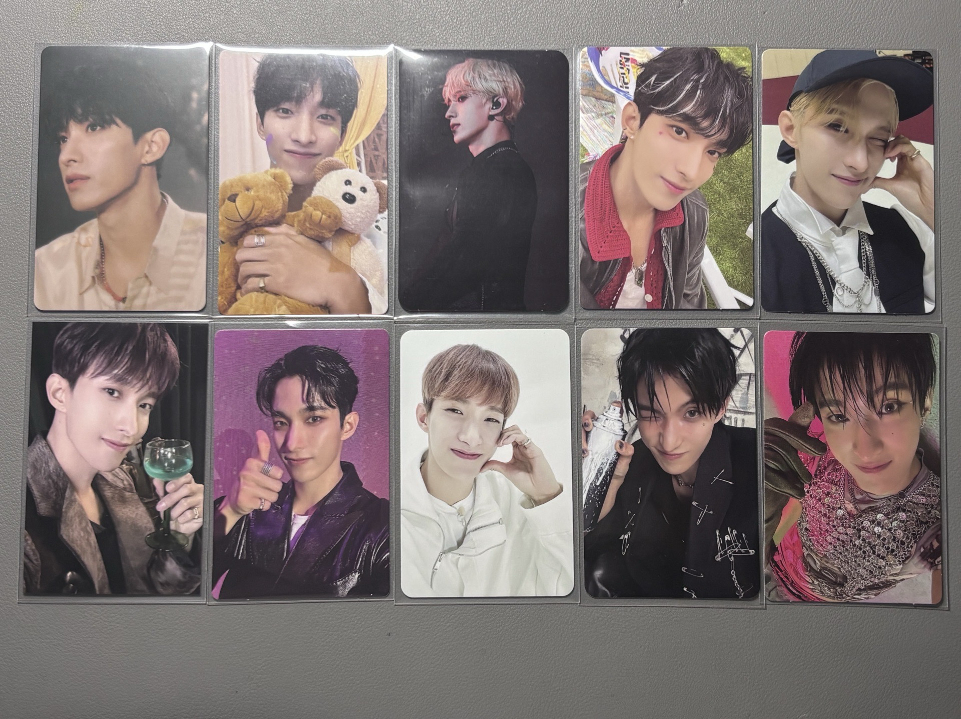 碩小盤 抱熊、電影卡、挑染