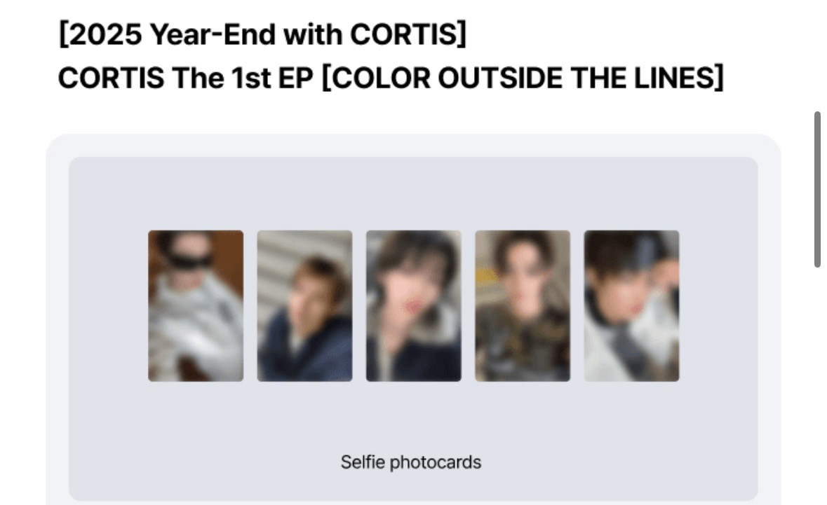 Cortis 2025年末禮 wvs⭐️預購