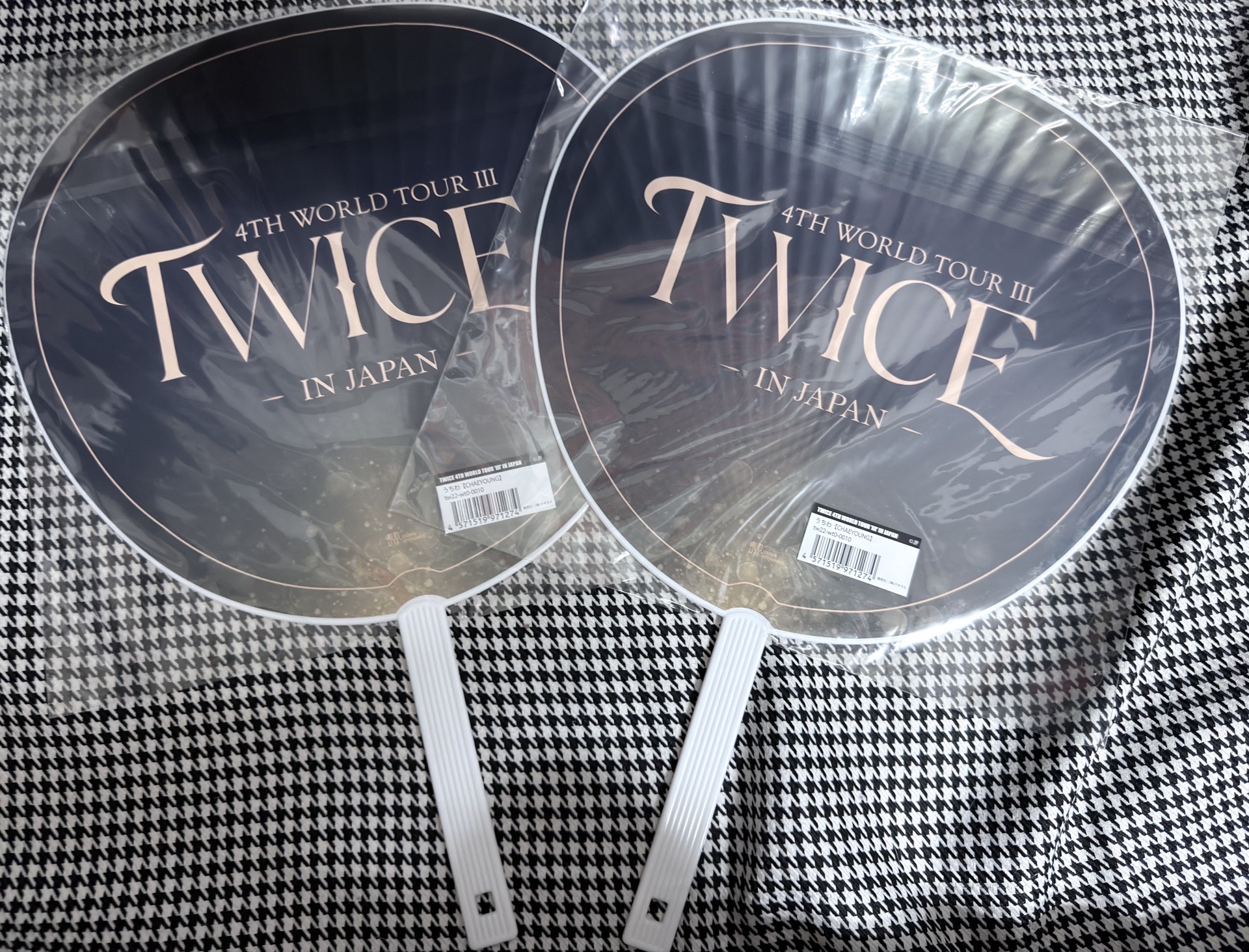 【紙箱寄出 兩支一起出】twice 彩瑛 4TH WORLD to Japan 日巡 大扇 扇子 演唱會