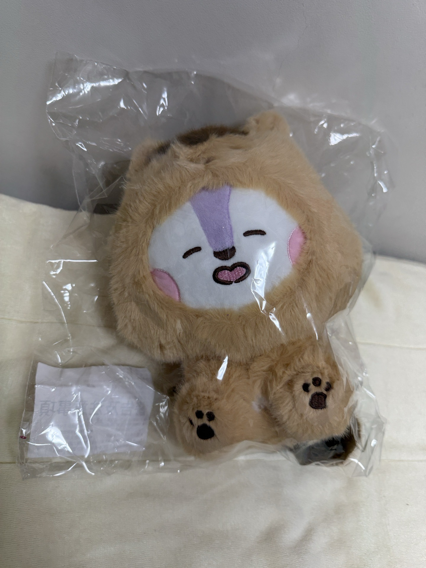 BT21 Baby Fluffy 毛茸茸小動物坐娃 中型坐娃 