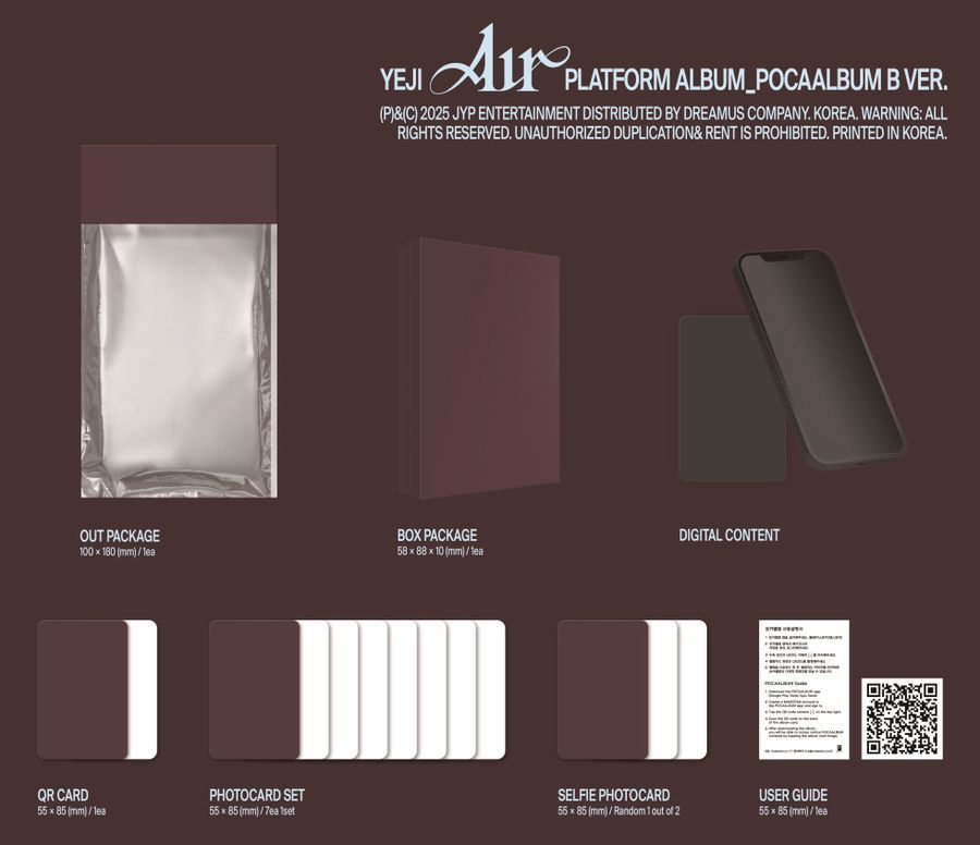 POCA A&B版 專輯配置