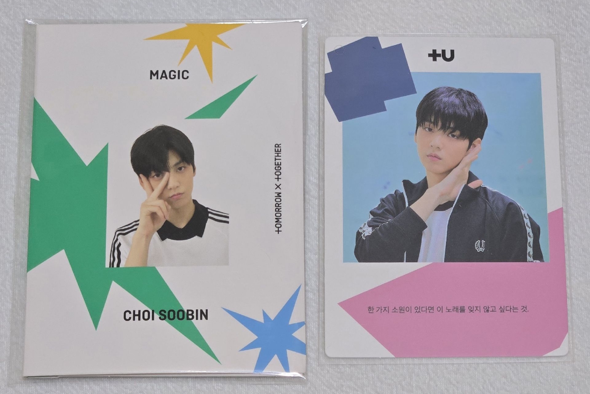 TXT 正一 彬便條本＆+U卡