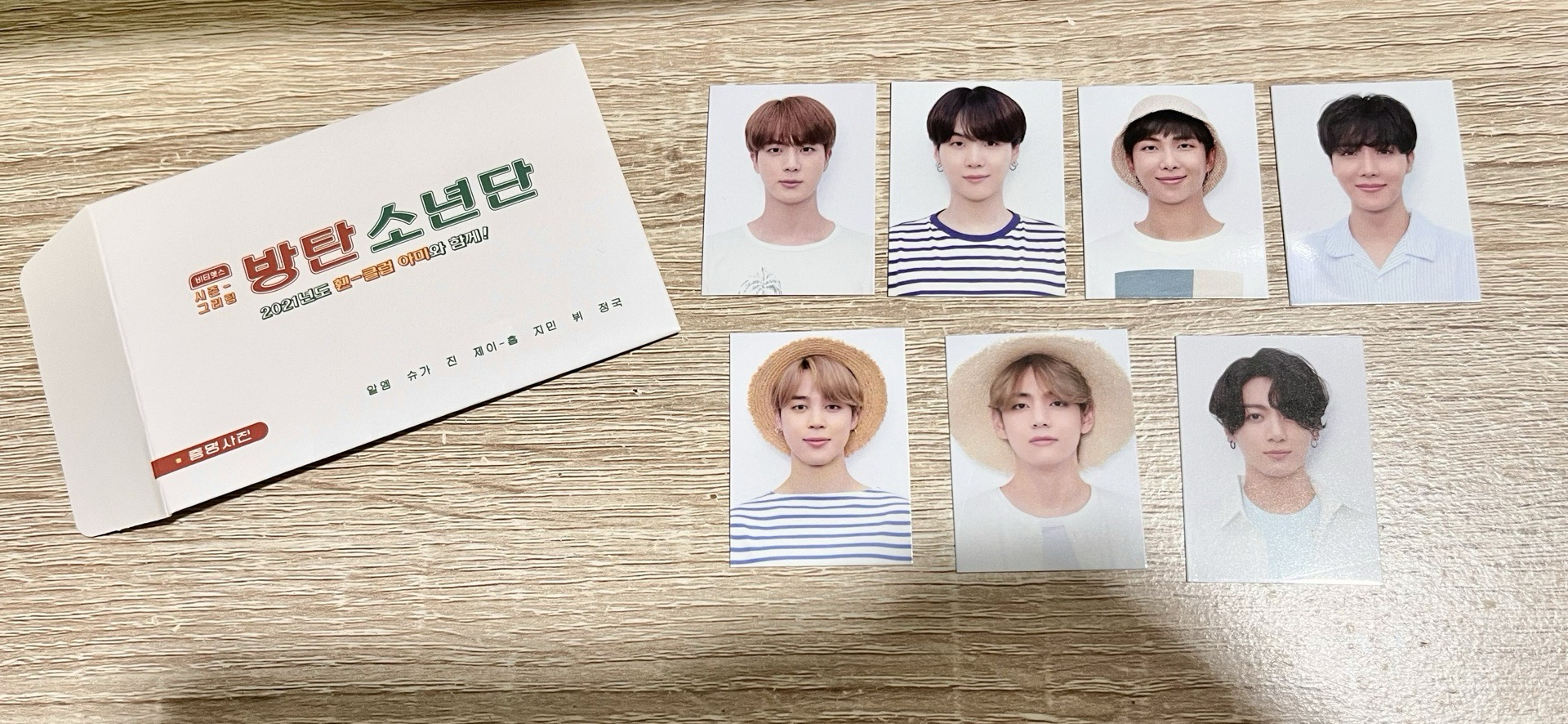 SG 年曆卡 2021 證件照 雙面