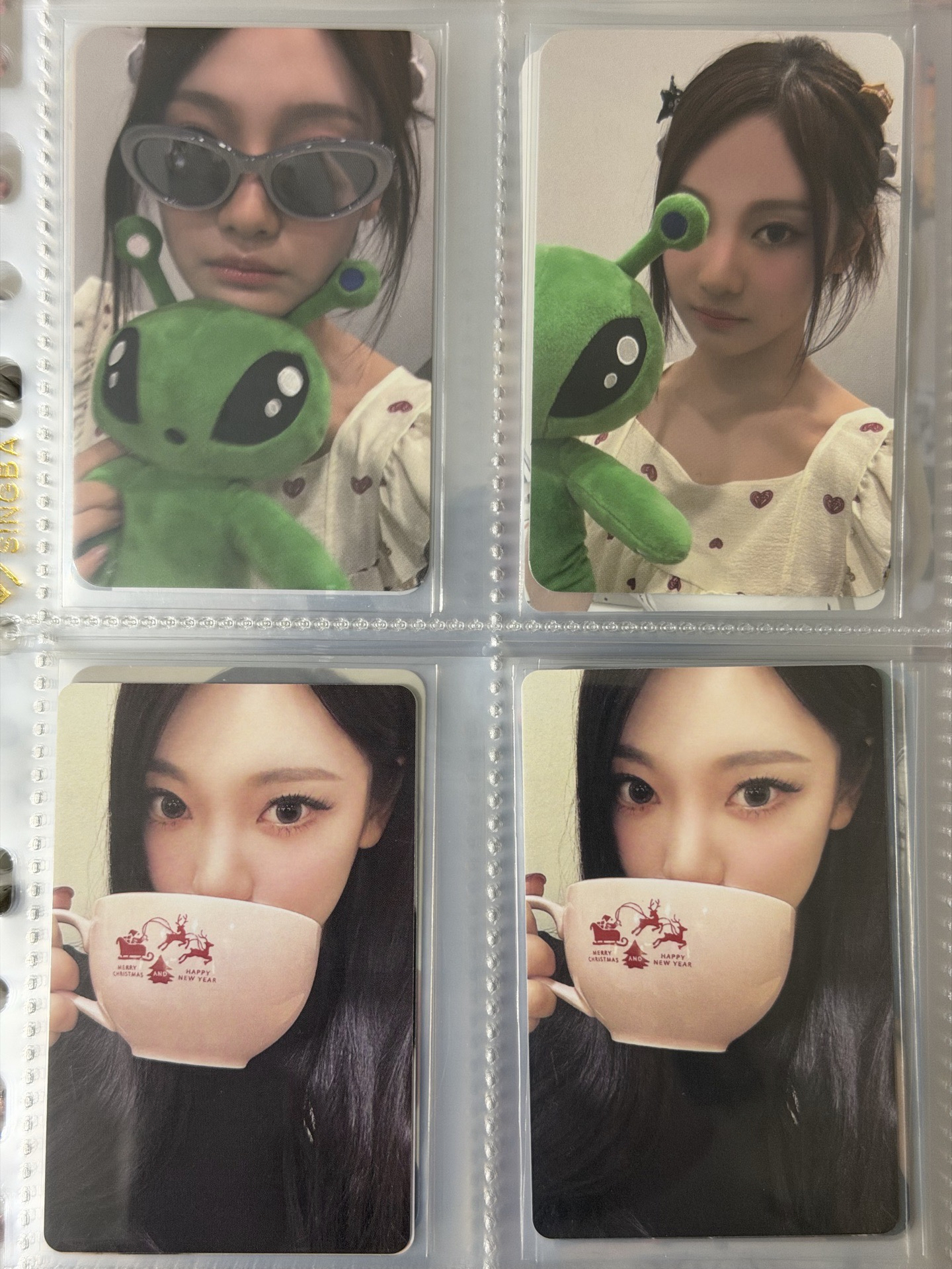 aespa 寧寧🤍kms2.0 yes24直播卡 sw幸運卡…