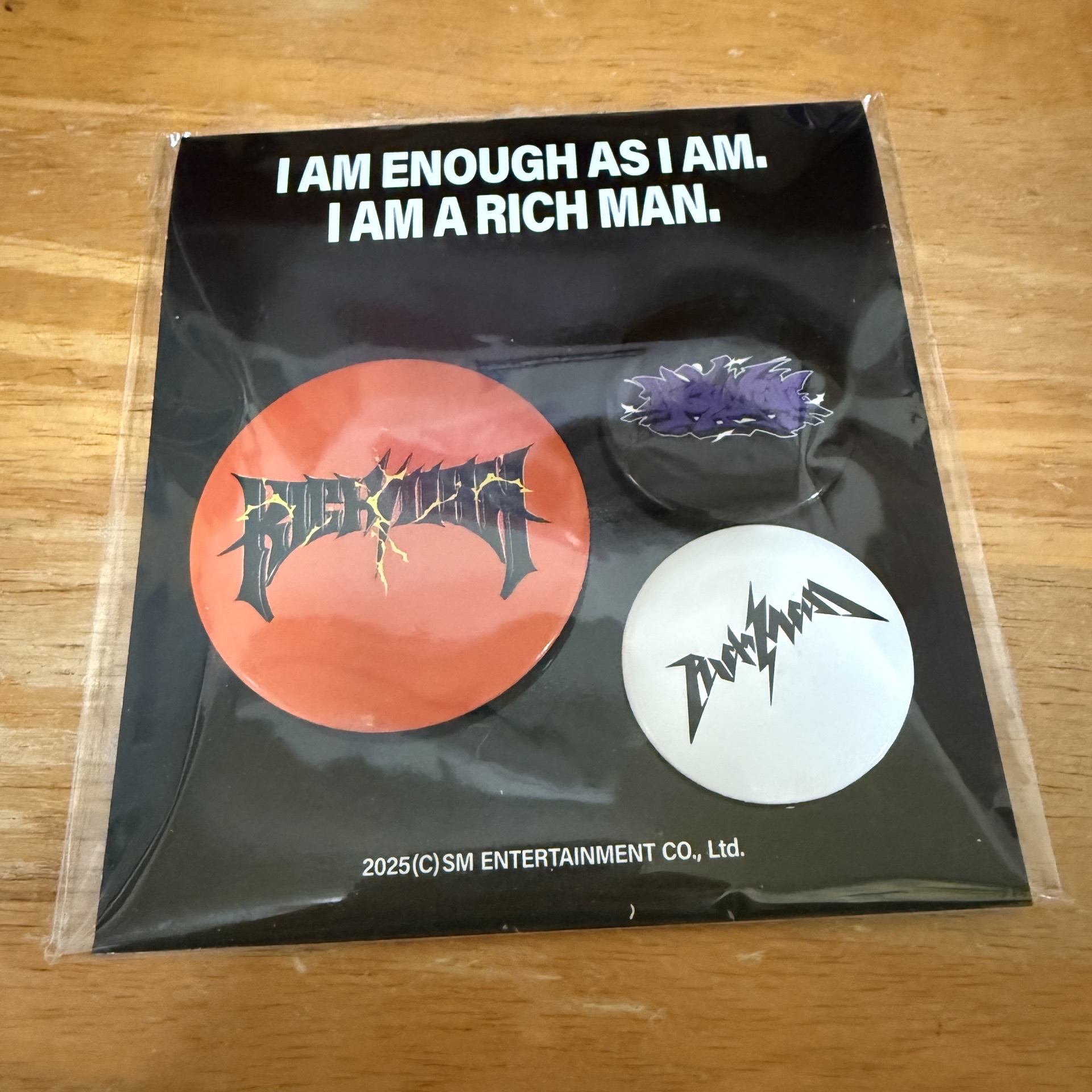 Rich man快閃徽章 無卡