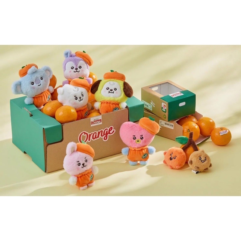 BT21橘子系列箱娃 SS號