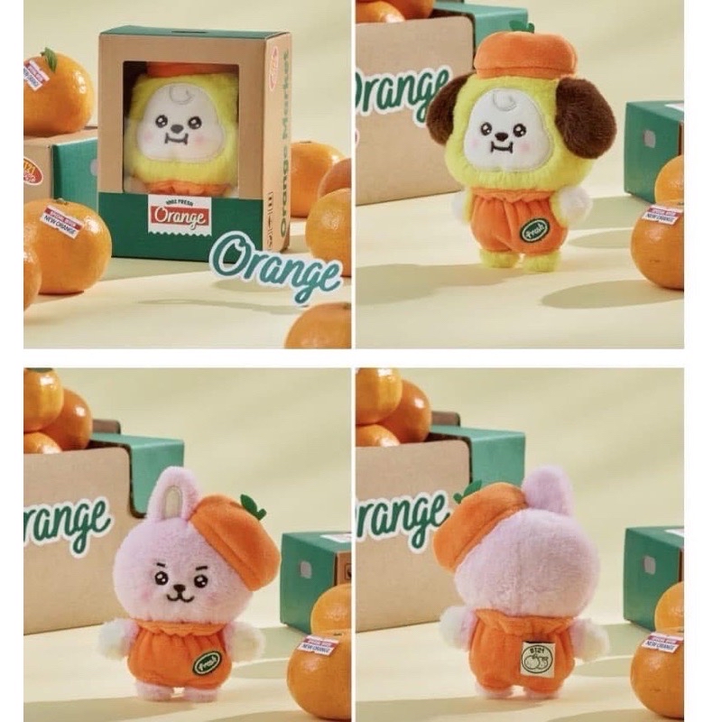 BT21橘子系列箱娃 SS號