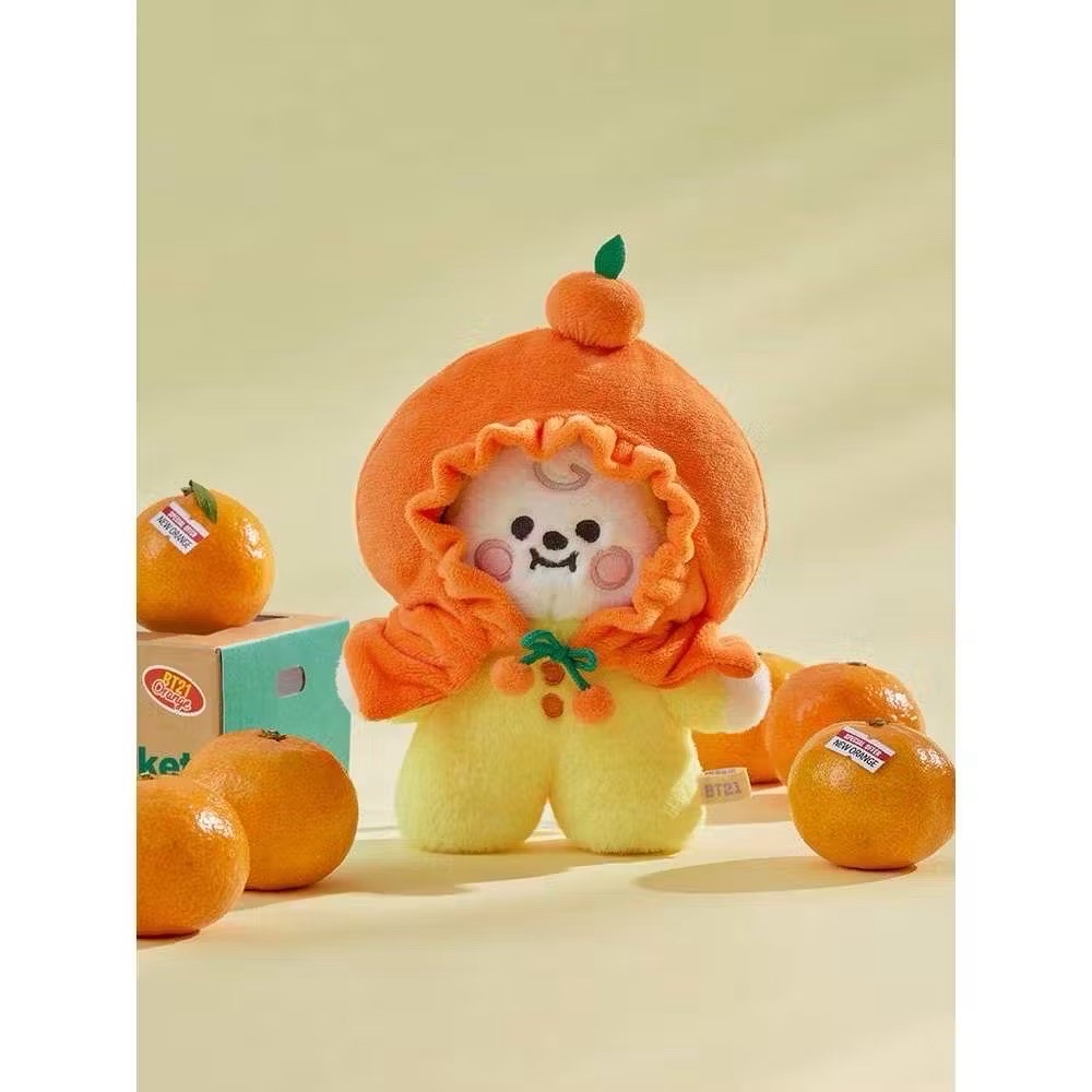 BT21橘子系列 頭套 可套阿米棒
