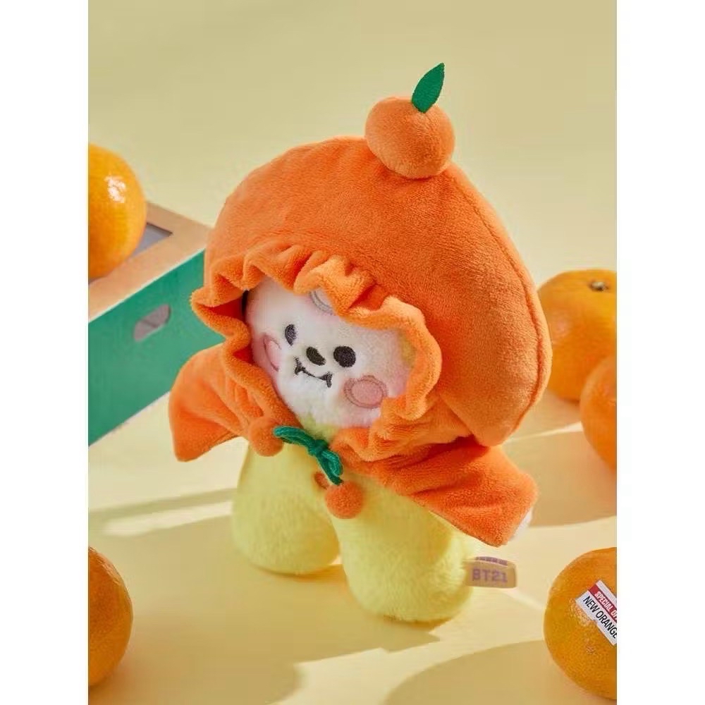 BT21橘子系列 頭套 可套阿米棒