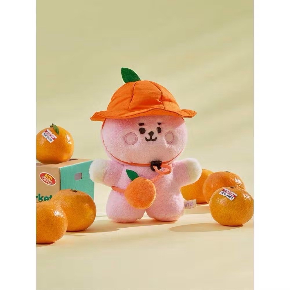 BT21橘子系列 帽包配件組