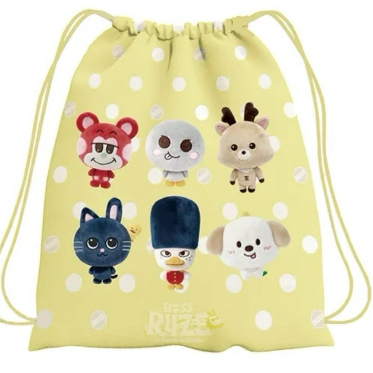 boss riize大頭玩偶束口袋組
