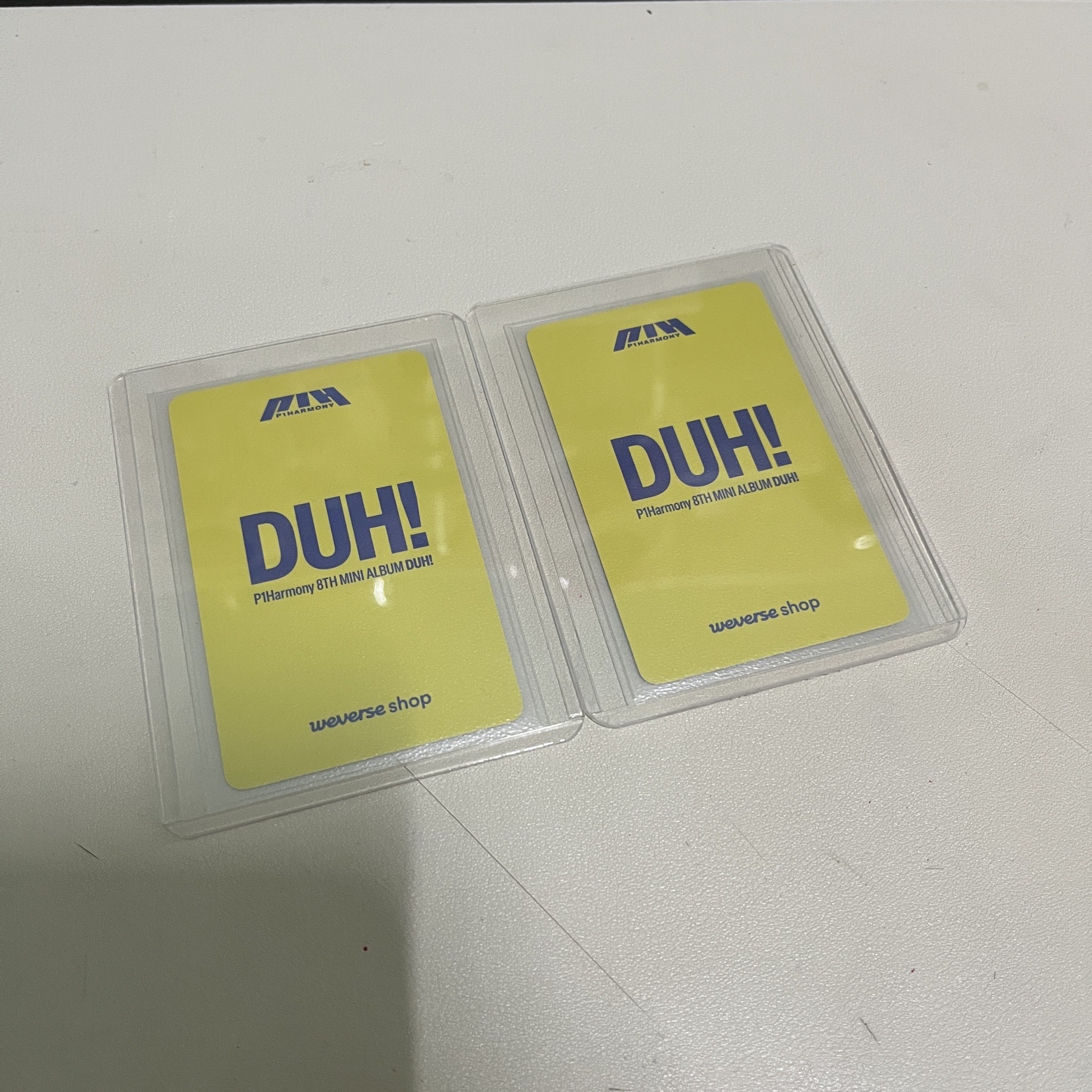 P1Harmony DUH! 專卡/雙人卡/特典卡