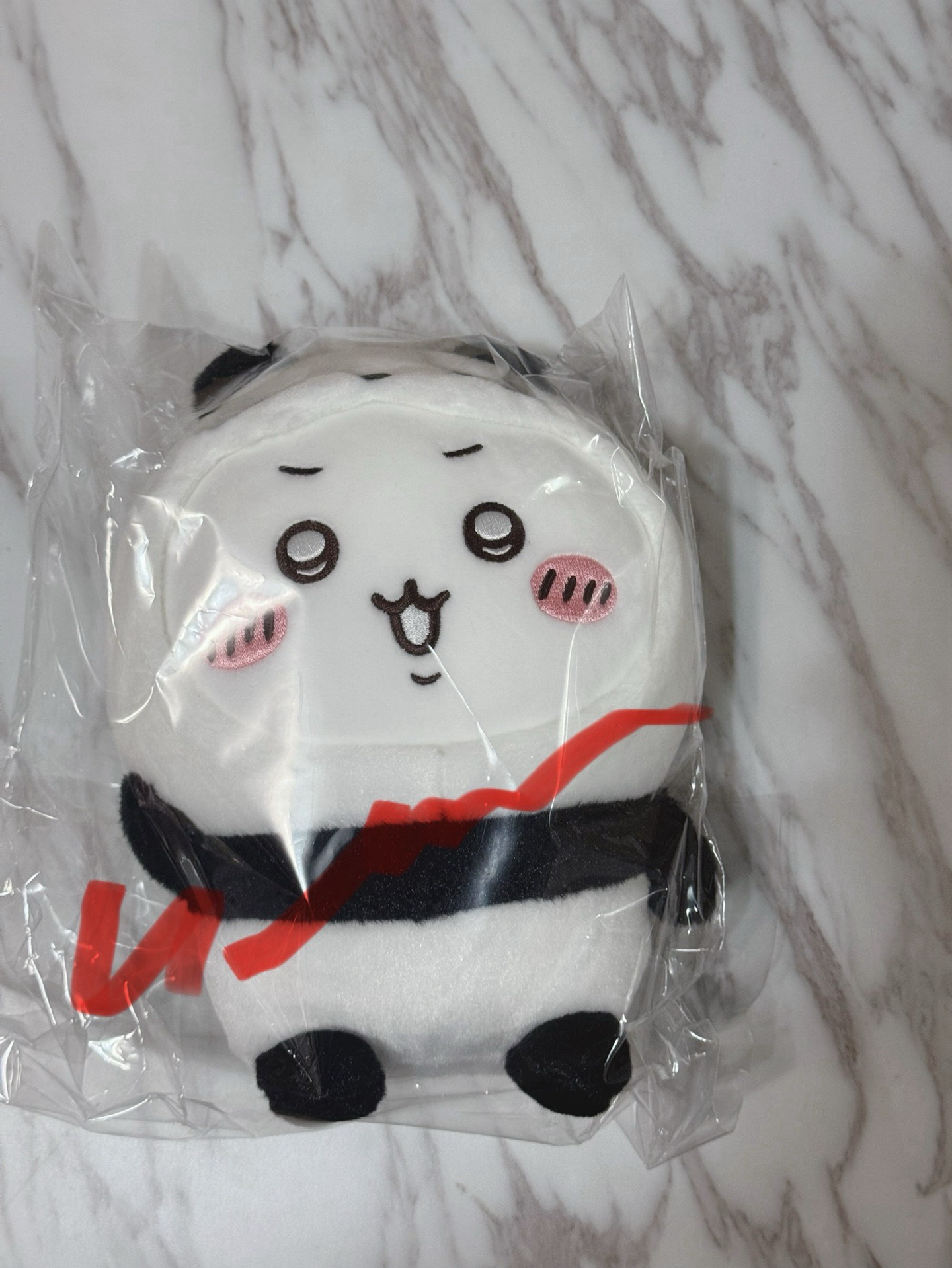 吉伊卡哇 ちいかわ chiikawa 熊貓系列 吉伊卡哇 S娃