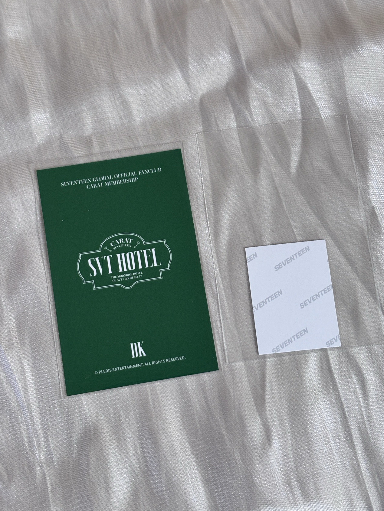 ［SEVENTEEN］DK 8期會員禮 會員禮卡+證件照