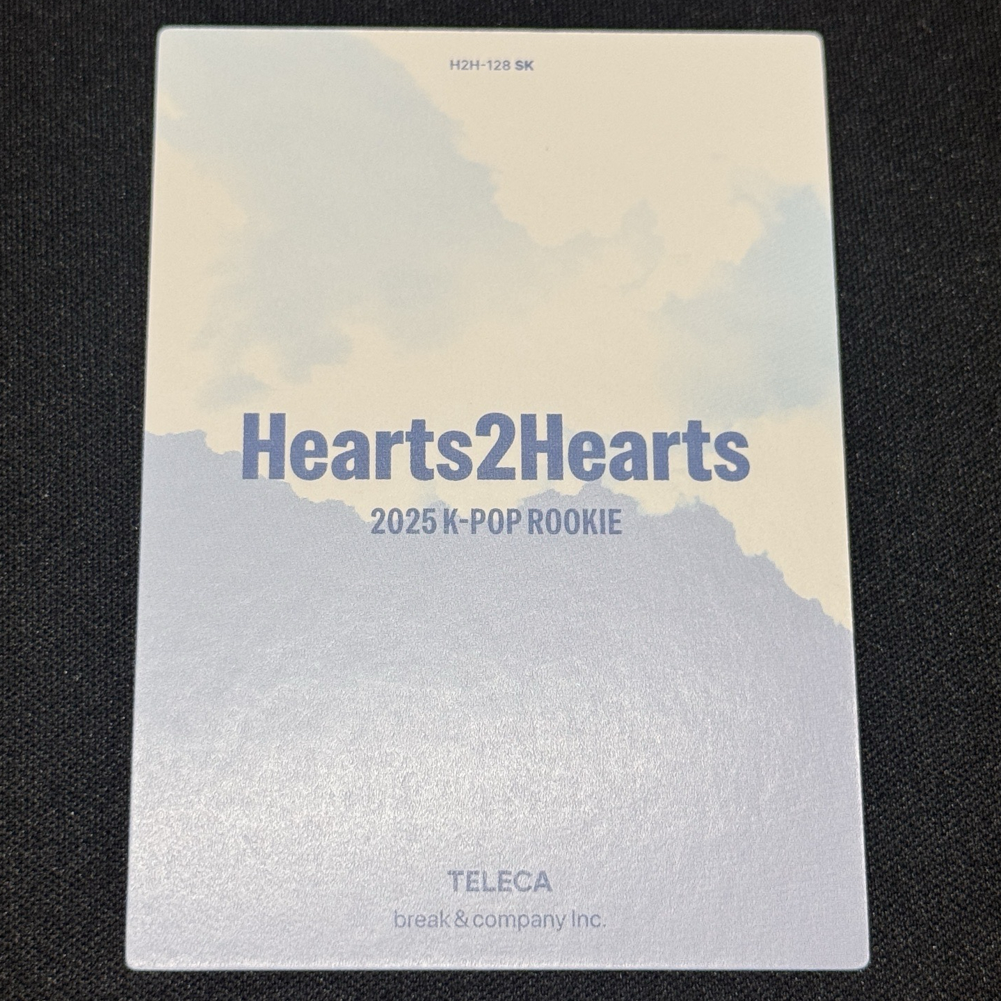 H2H ian 2025KPOP ROOKIE 畫卡SKETCH
