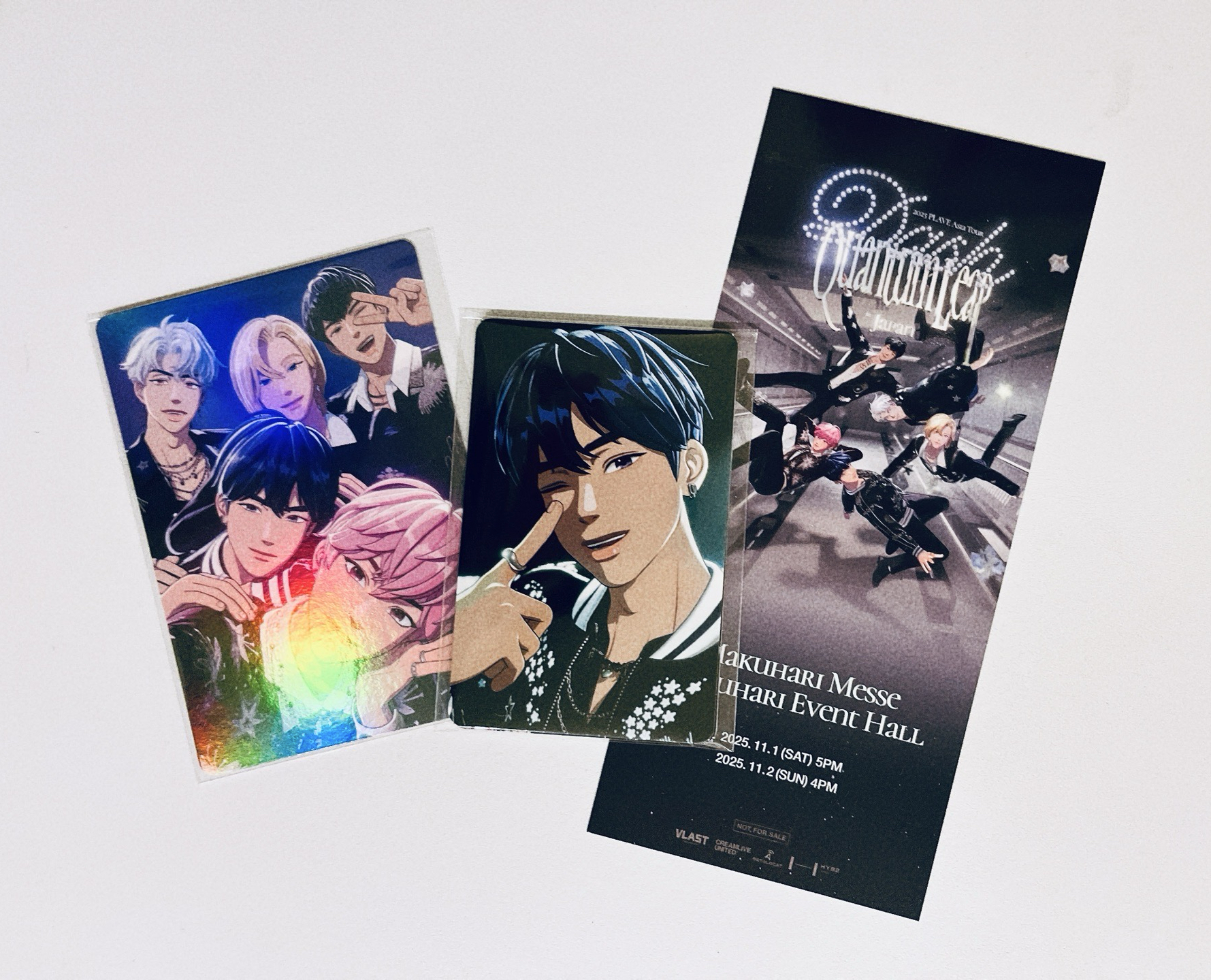 PLAVE 亞巡 日本東京場 團卡+五人小卡+會場兌換票卡