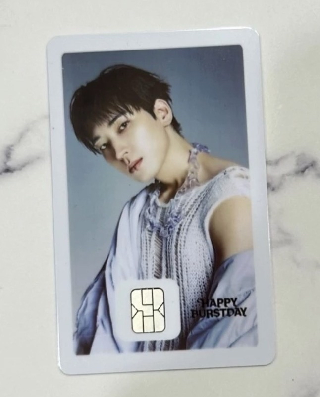 seventeen 10週年 圓佑 交通卡