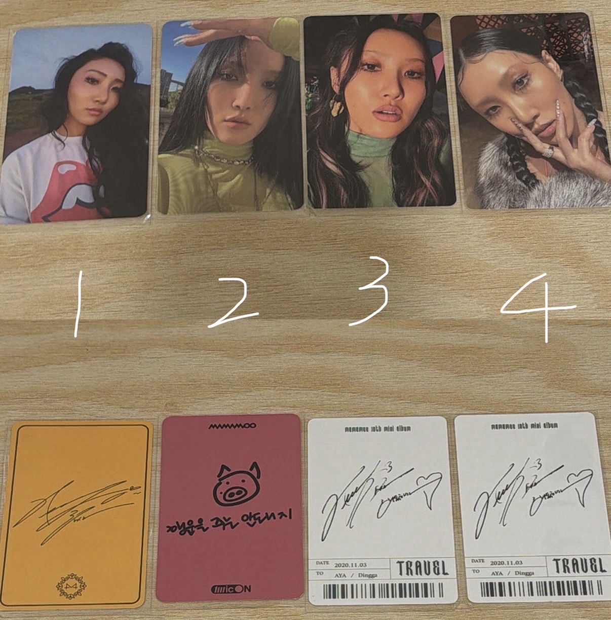 MAMAMOO華莎 小卡