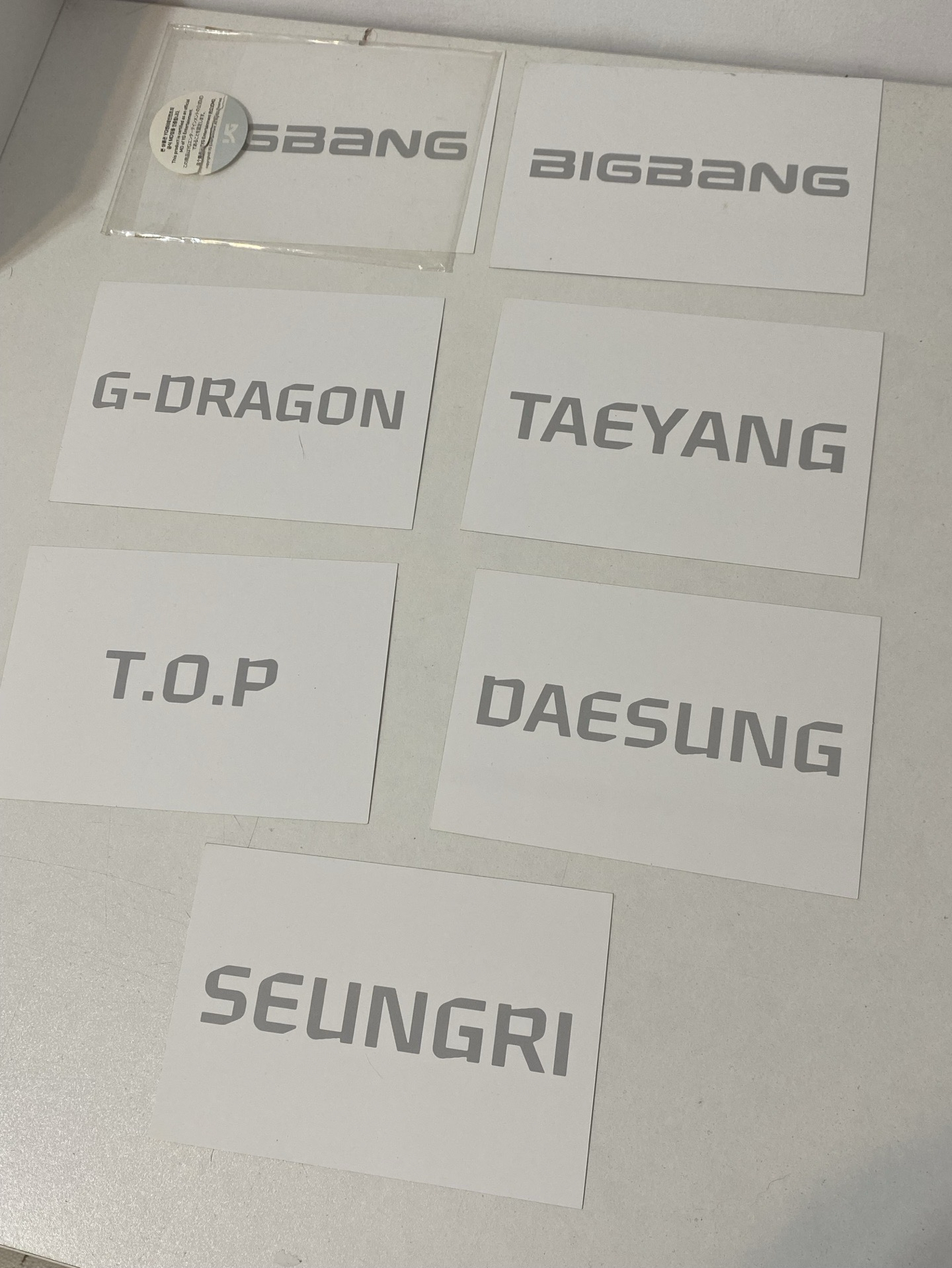 BIGBANH ALIVE明信片 