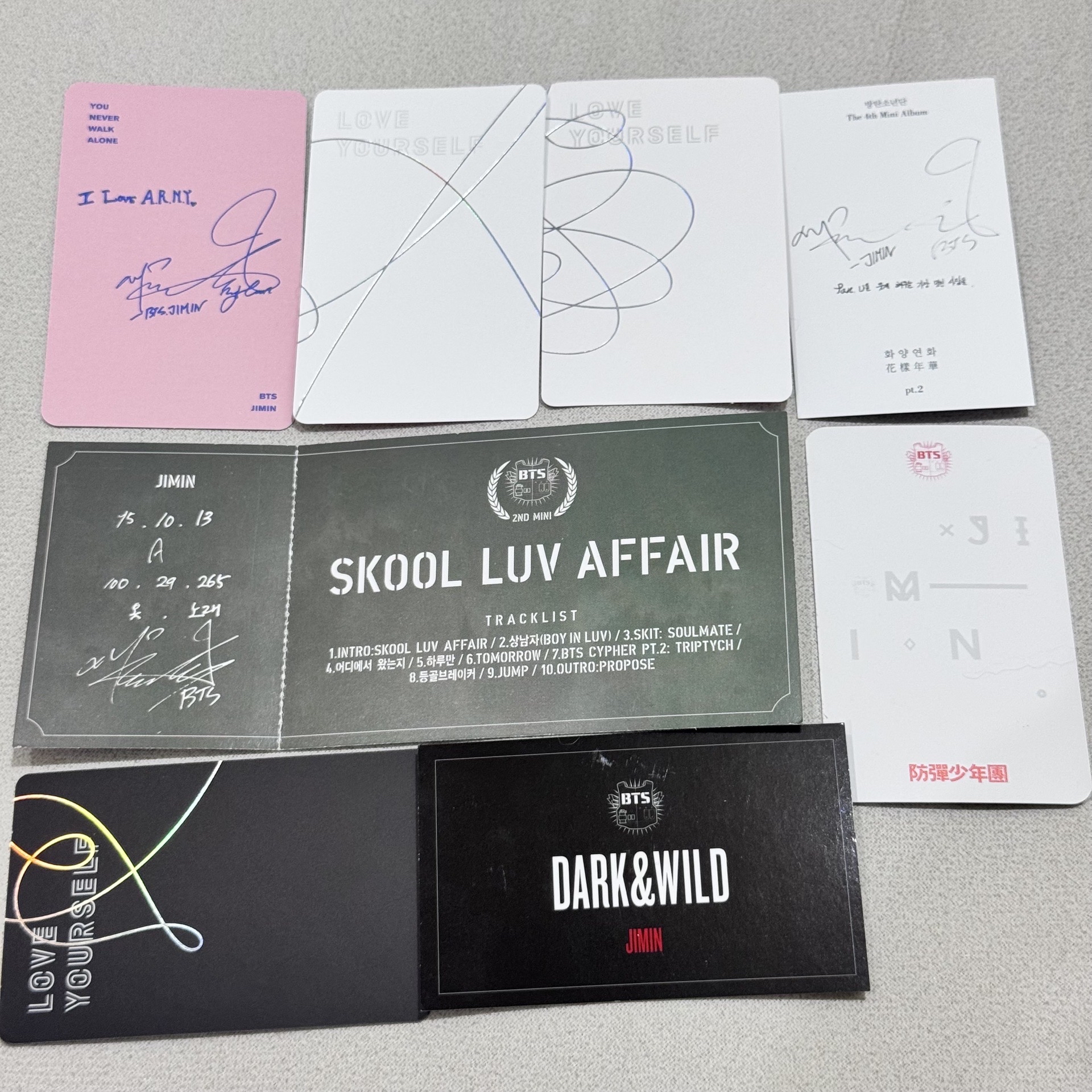 朴智旻 JIMIN 專輯小卡