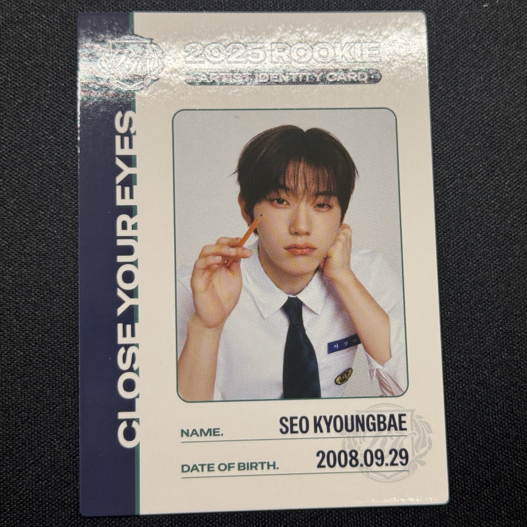 CYE 2025 KPOP ROOKIE ID卡