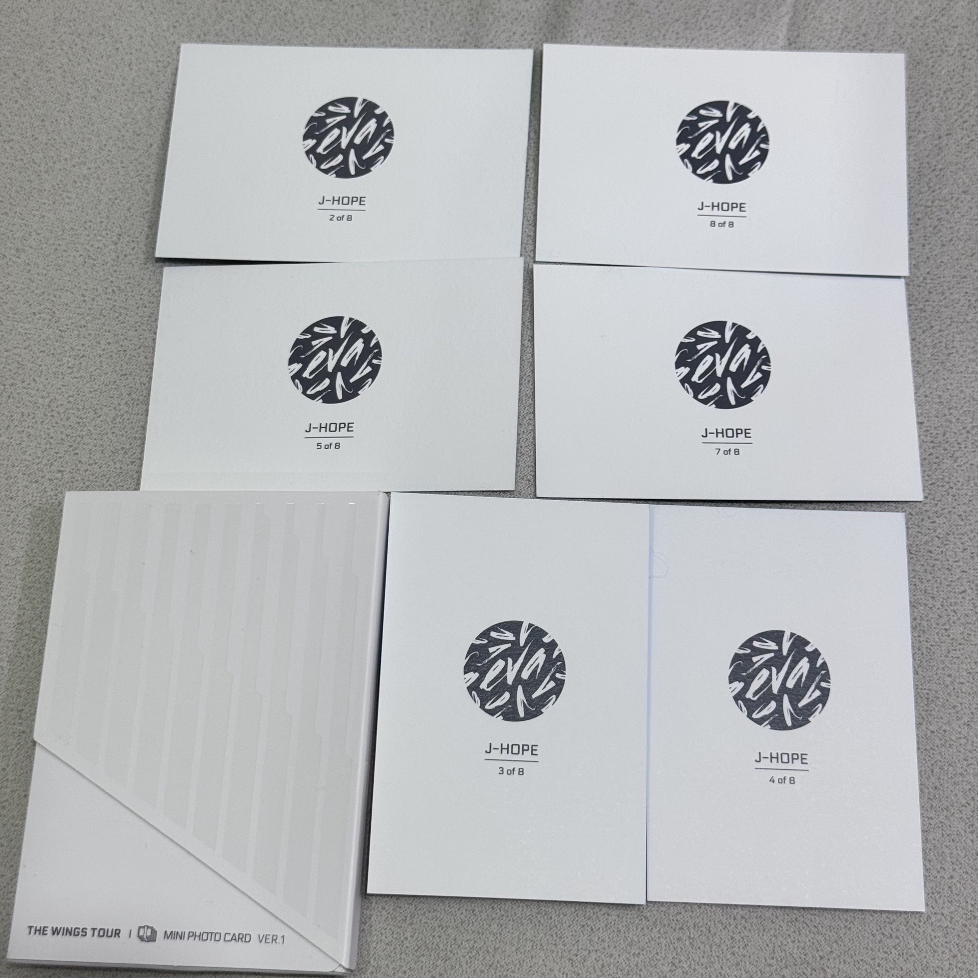 鄭號錫JHOPE WINGS TOUR隨機卡