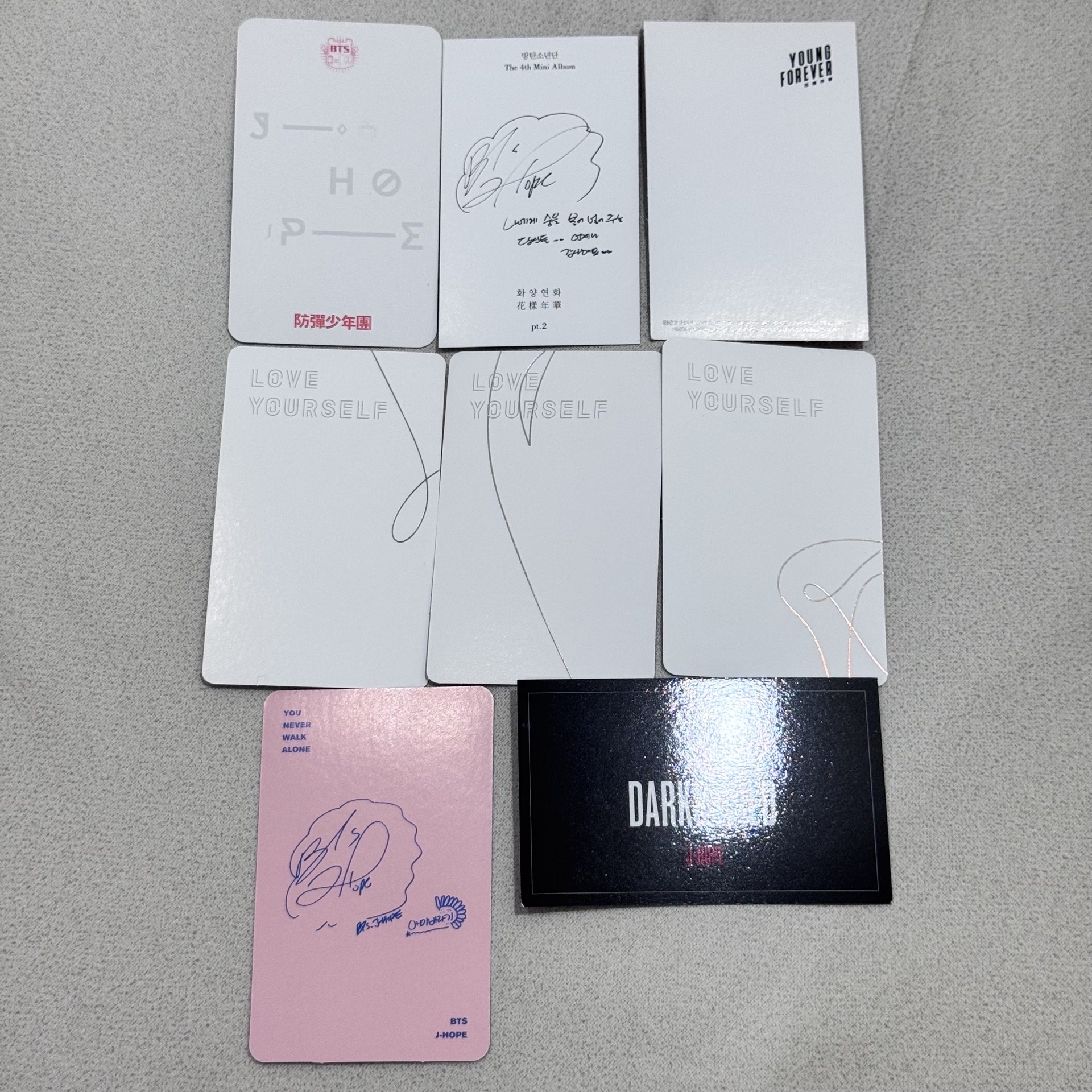 BTS 鄭號錫 J-HOPE 專輯小卡