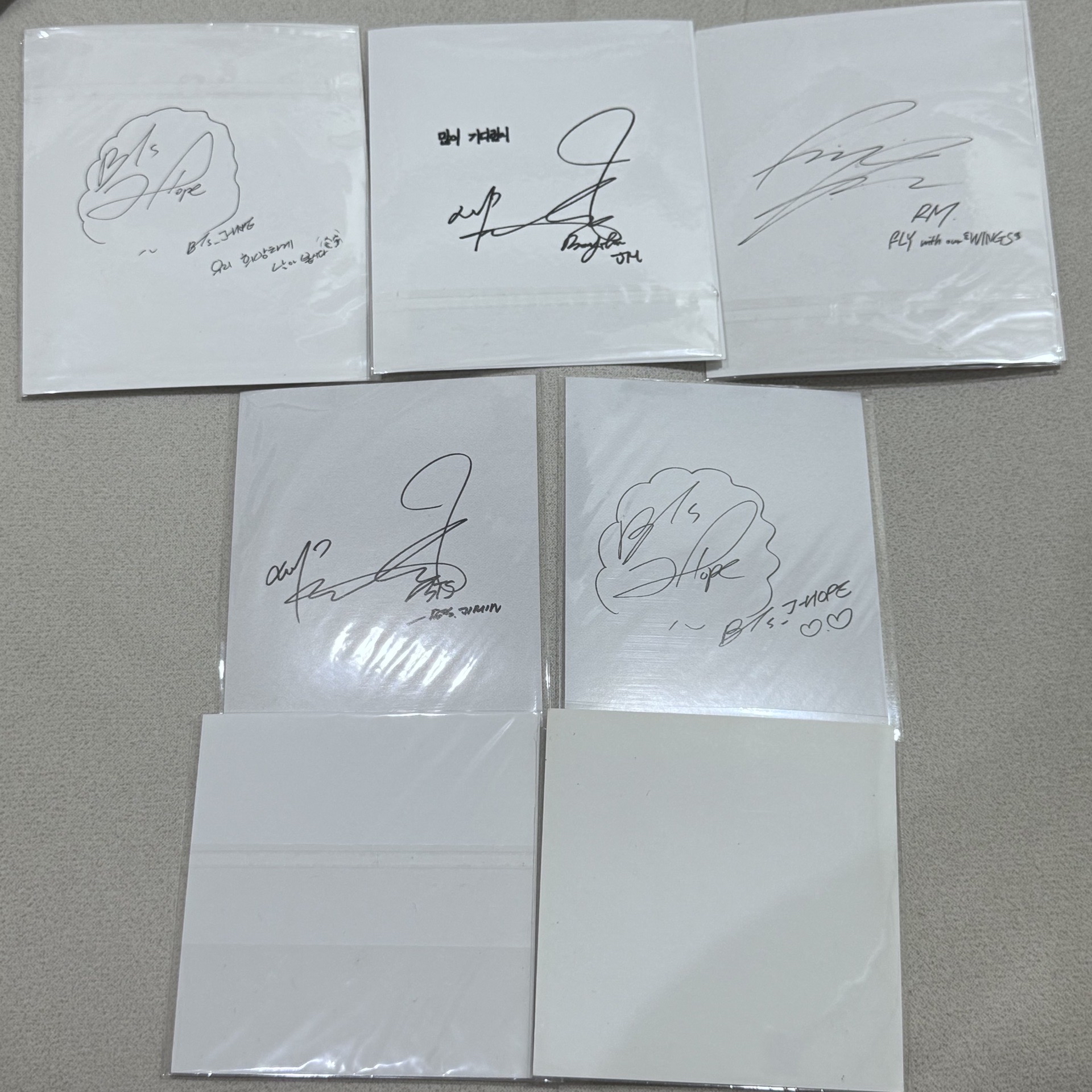 BTS 鄭號錫 J-HOPE 專輯小卡