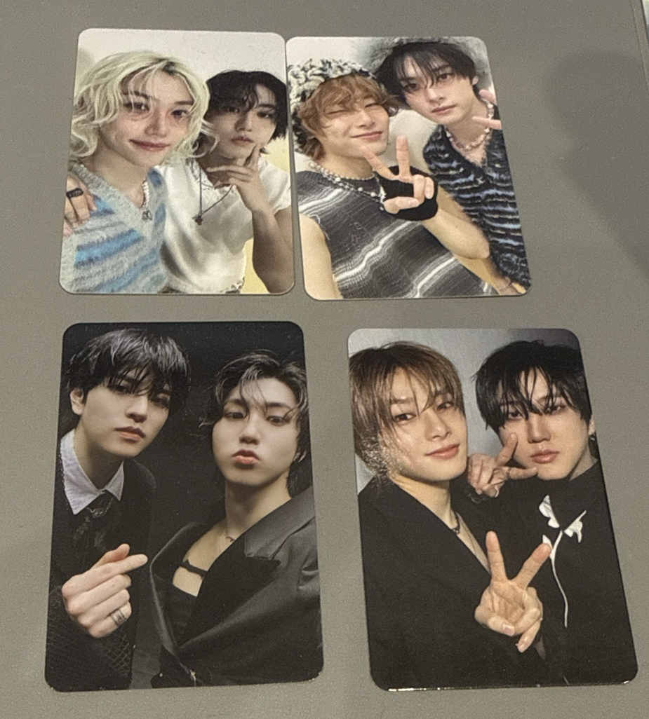 straykids Felix I.N Han Leeknow changing seungmin ate 專輯卡 共4