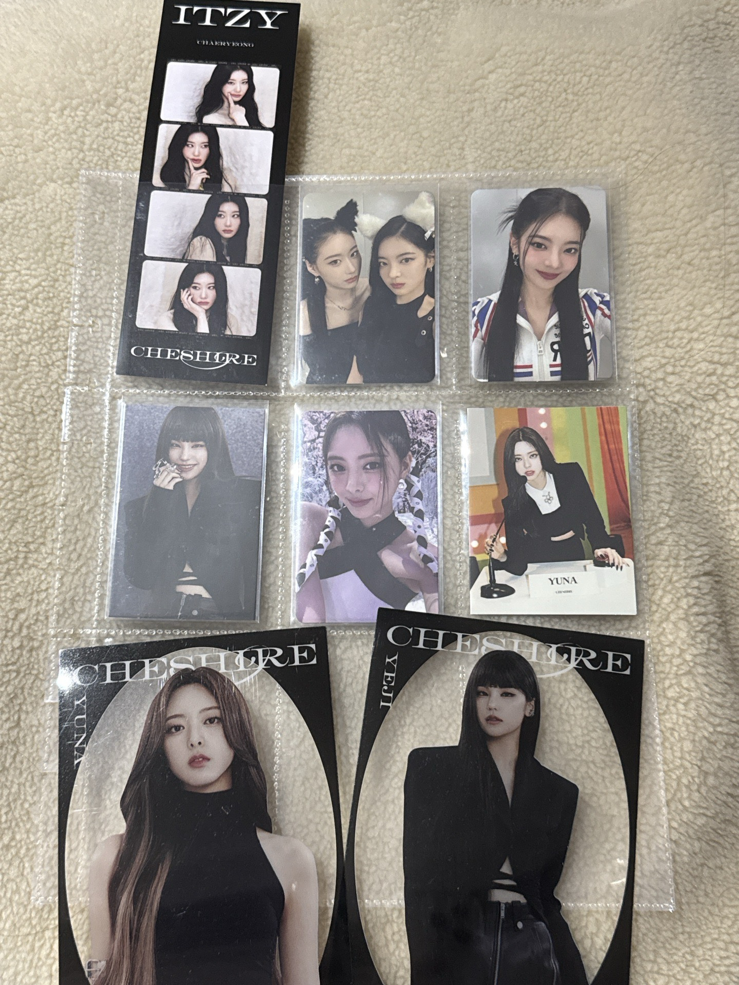 itzy cheshire 小卡 空專 透卡 人生四格