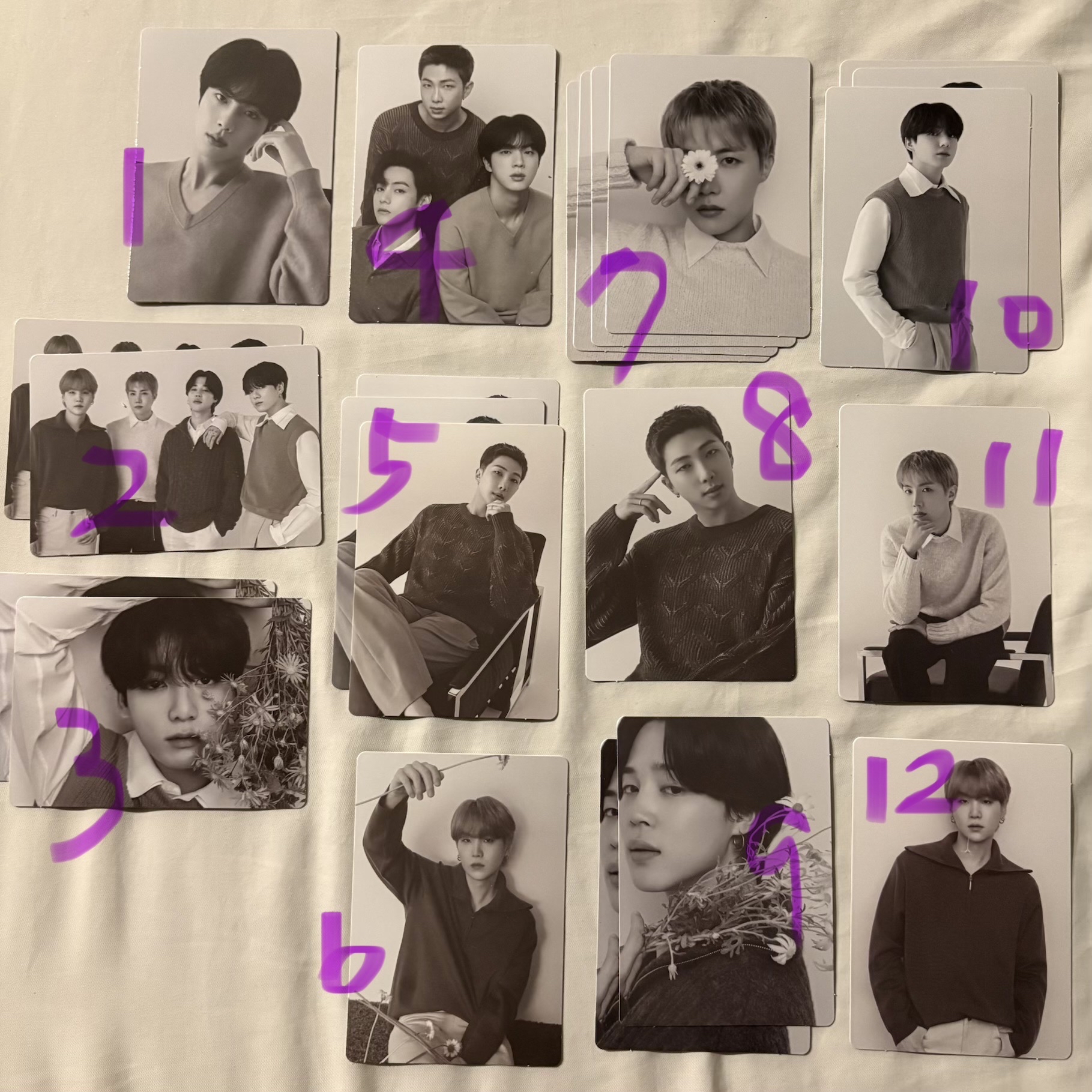 防彈 MNCR展 隨機卡