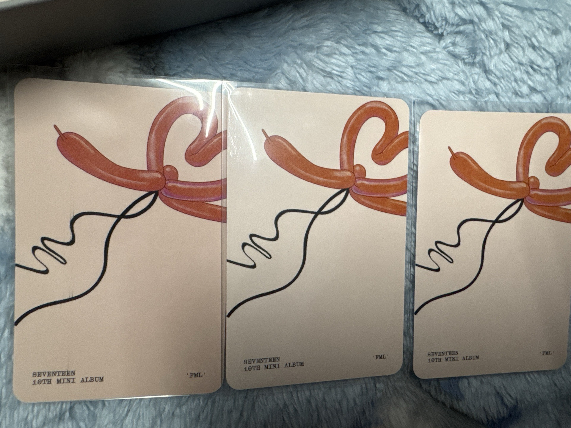 SEVENTEEN FML克拉盤全專（Hoshi卡冊套卡跟新郎卡DINO、DK、WOOZI)