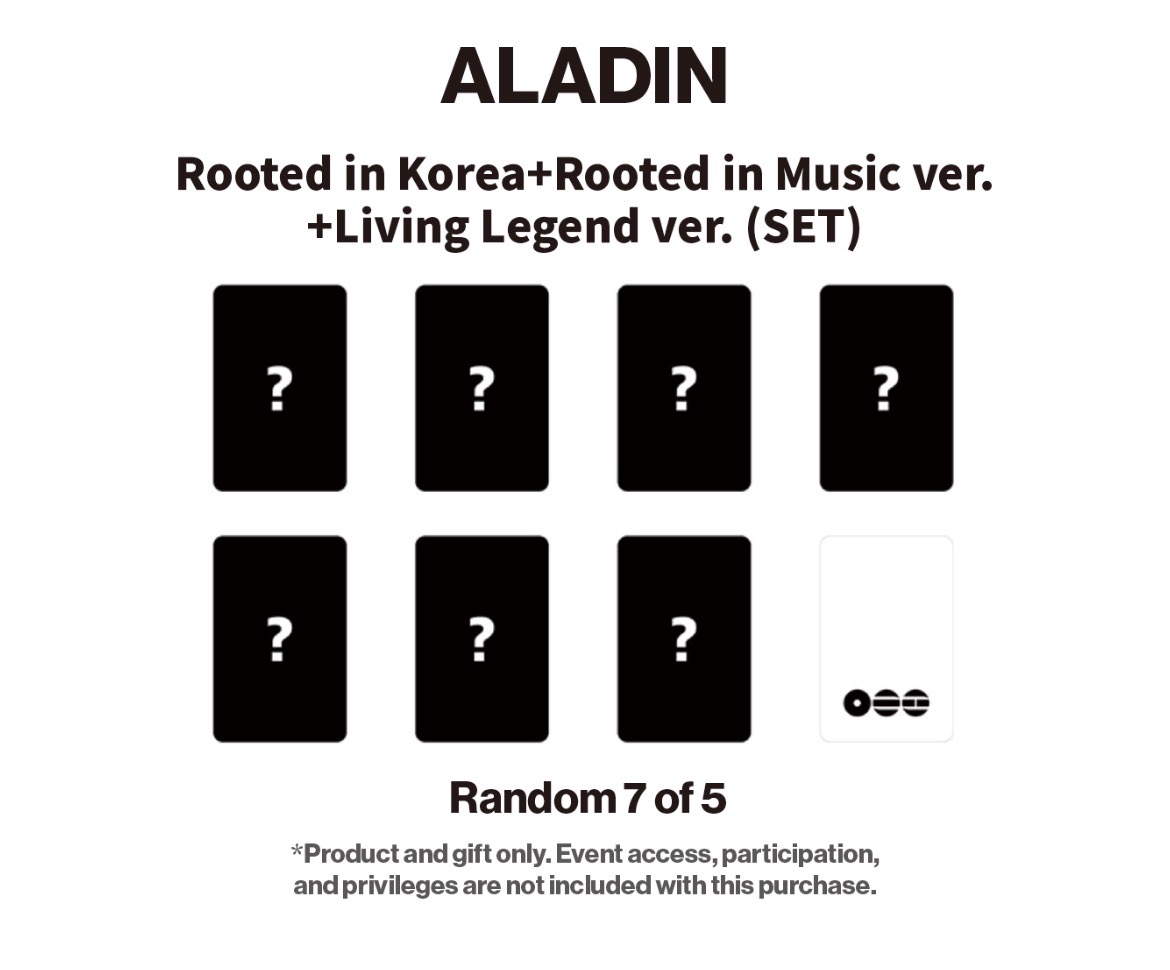  'ARIRANG' 五通路單特典卡 預購