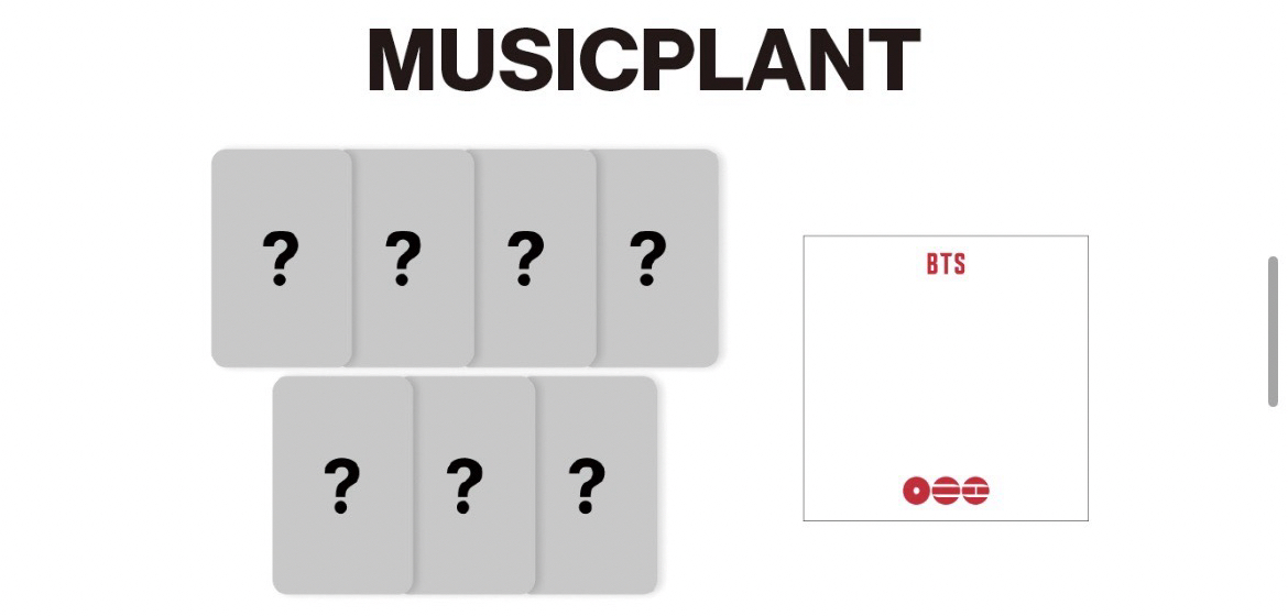  'ARIRANG' 五通路單特典卡 預購