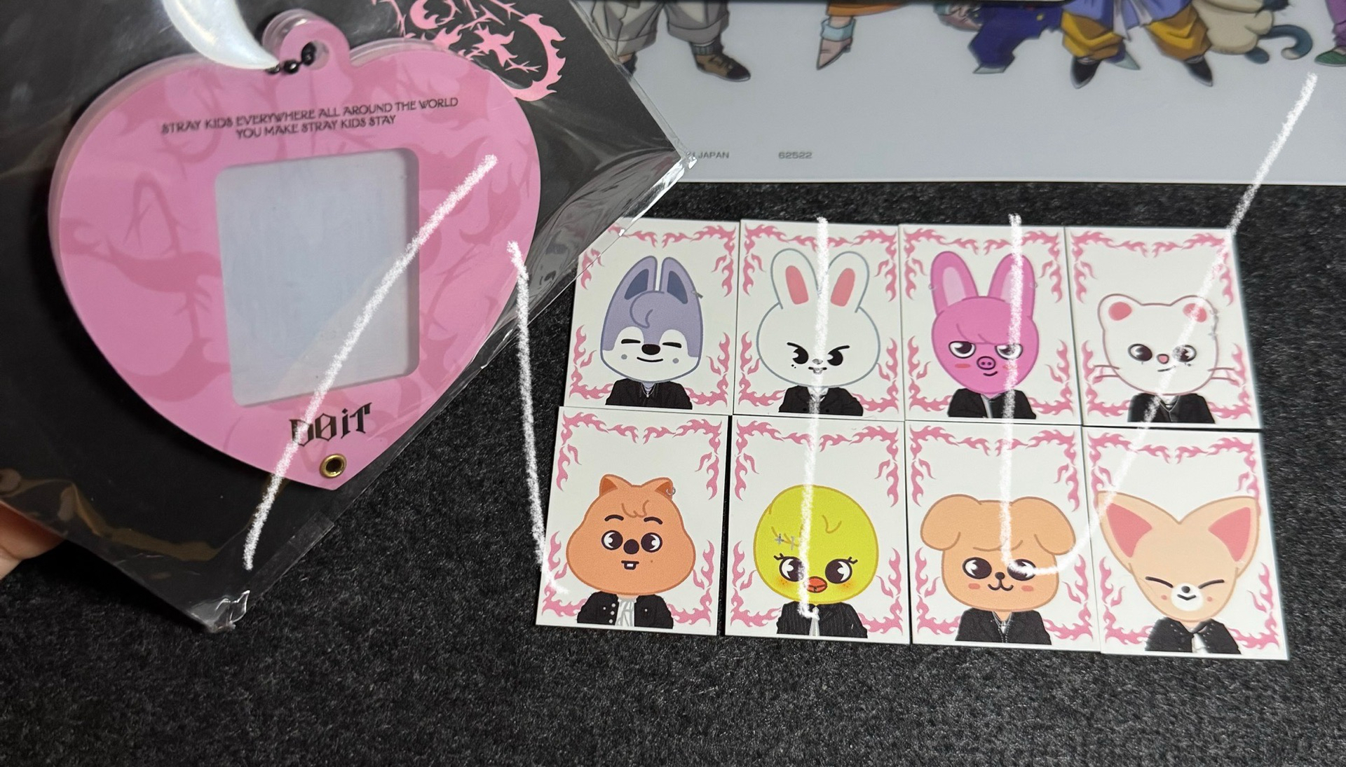 Stray Kids 梁精寅I.N證件照31張（含五星資料夾）送中國快閃SKZOO證件照一套