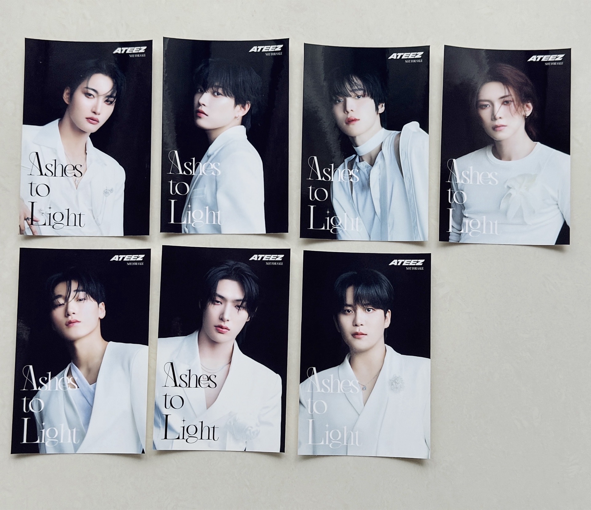ATEEZ 日本 樂天 特典貼紙 Ashes to Light