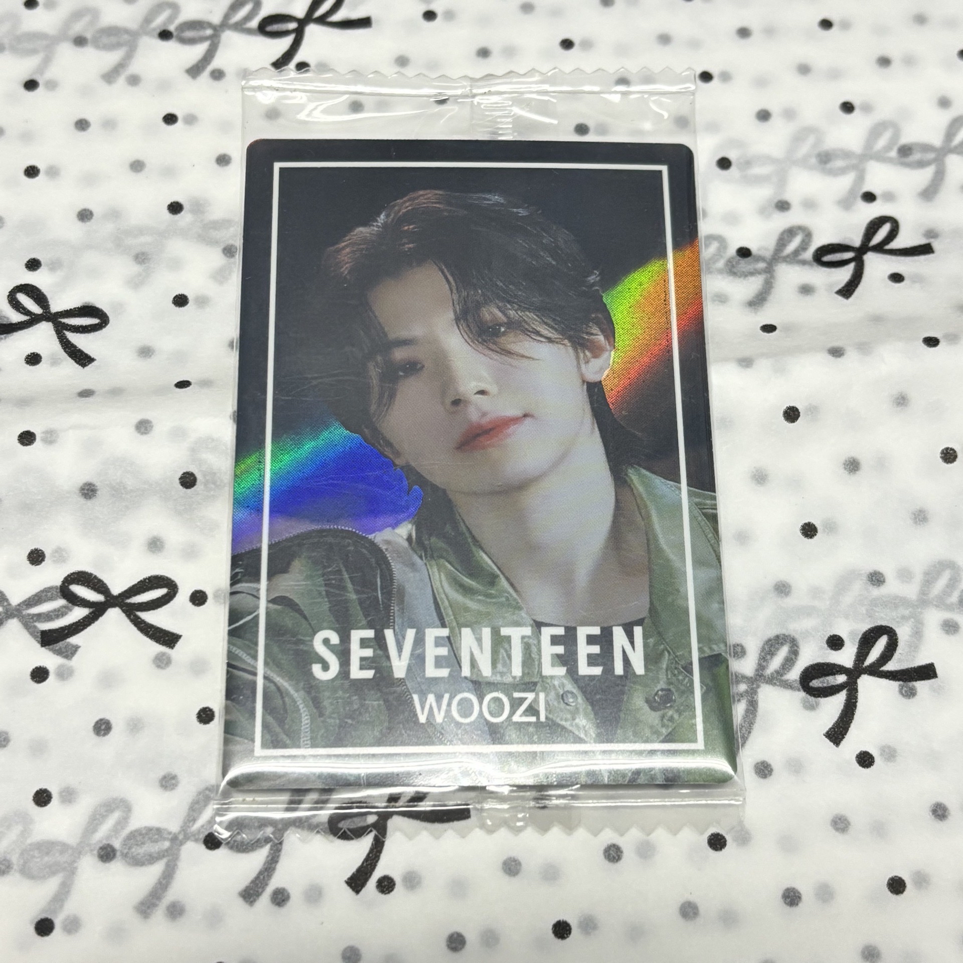 SEVENTEEN WOOZI餅卡