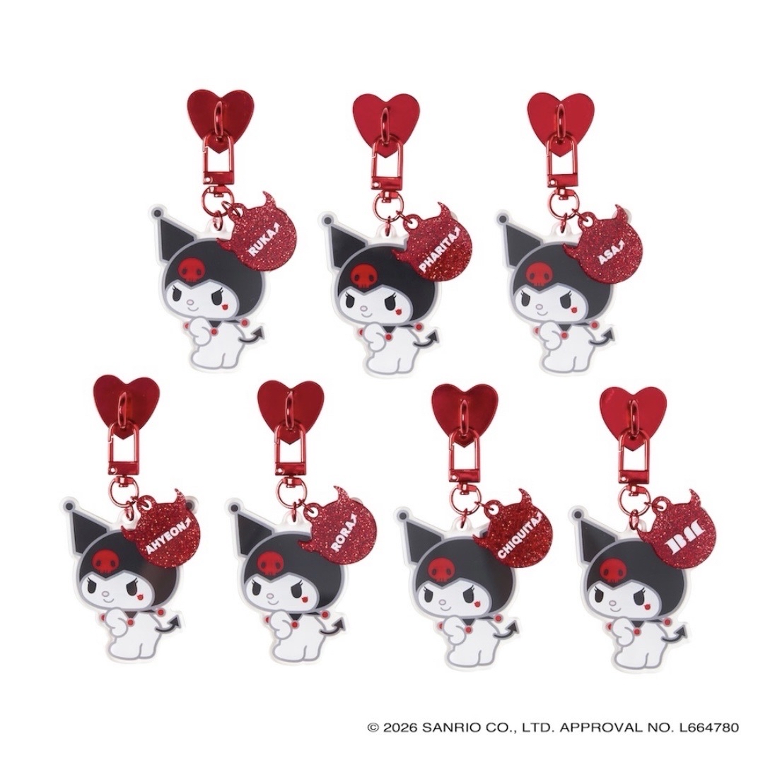 預購 · BM庫洛米成員壓克力吊飾