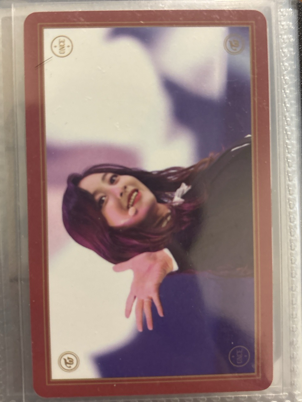 TWICE 志效 小卡 once begin DVD