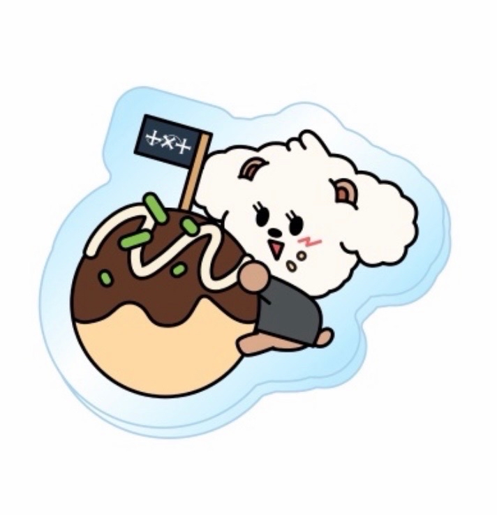 栗嘻章魚燒徽章