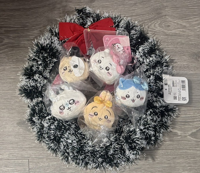 五小隻魔法趴娃+聖誕花圈