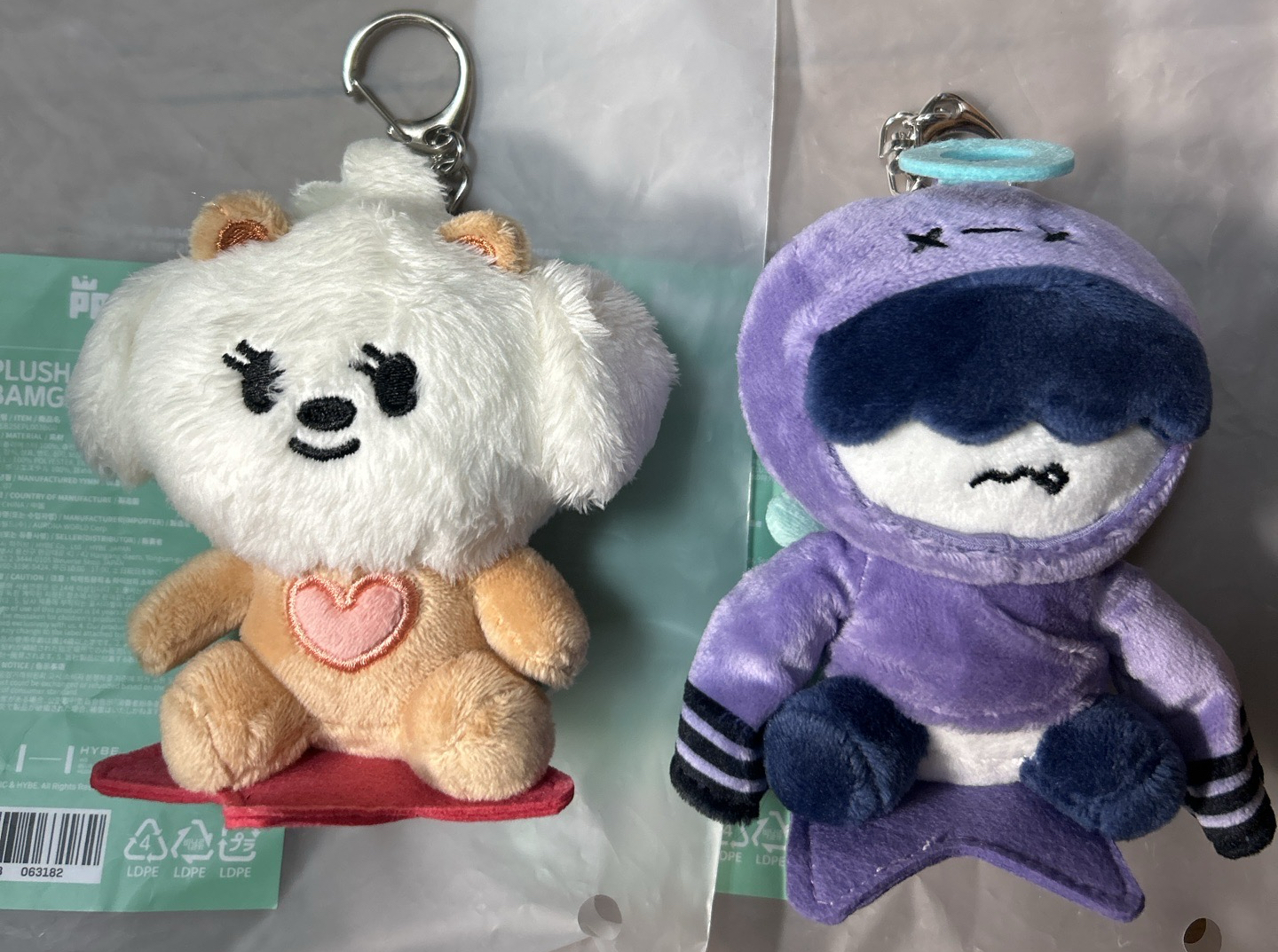 TXT 角巴兔坐姿娃