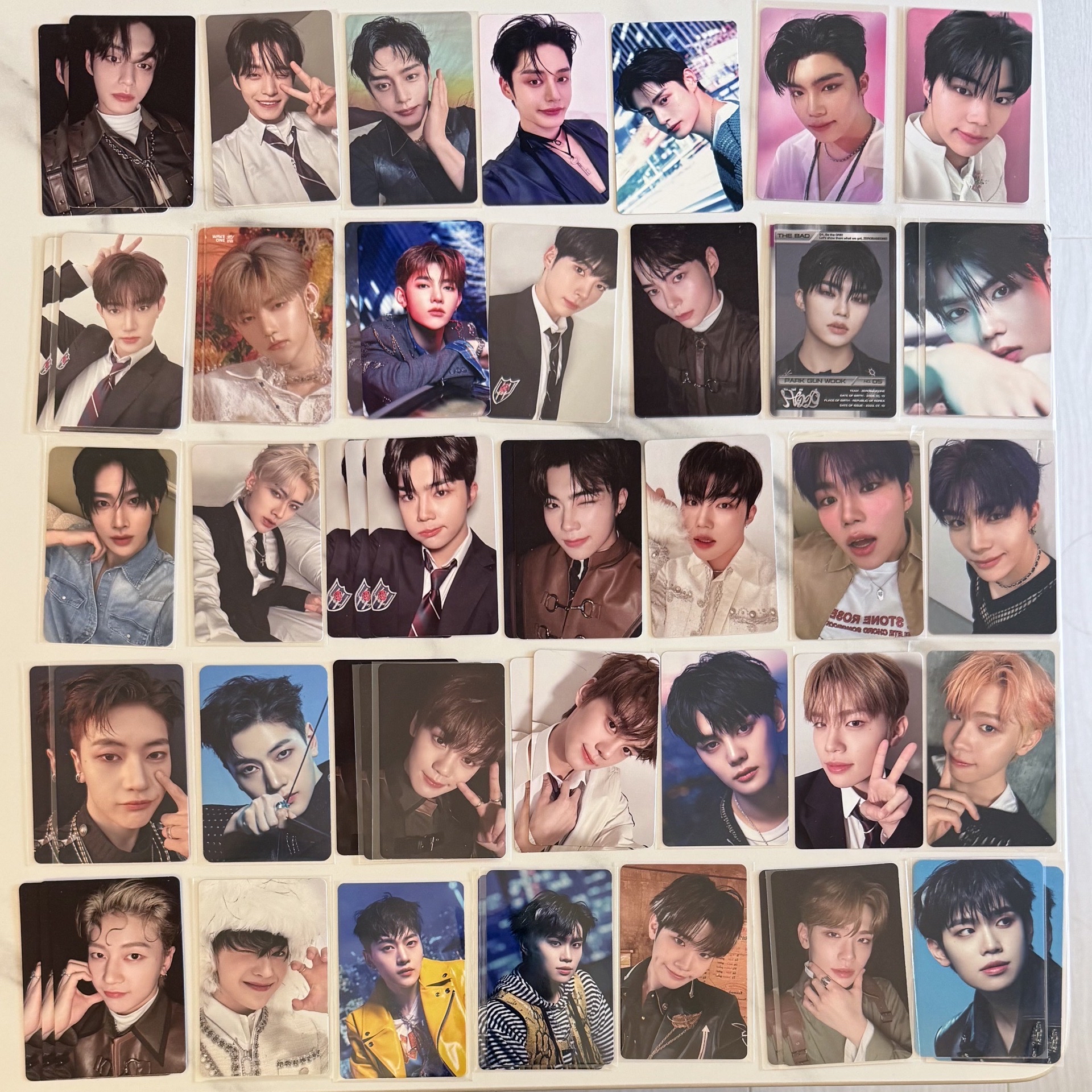 ZB1小卡大集合/章昊/韓彬/馬修/RICKY/乾旭/泰來/奎彬/地雄/維辰