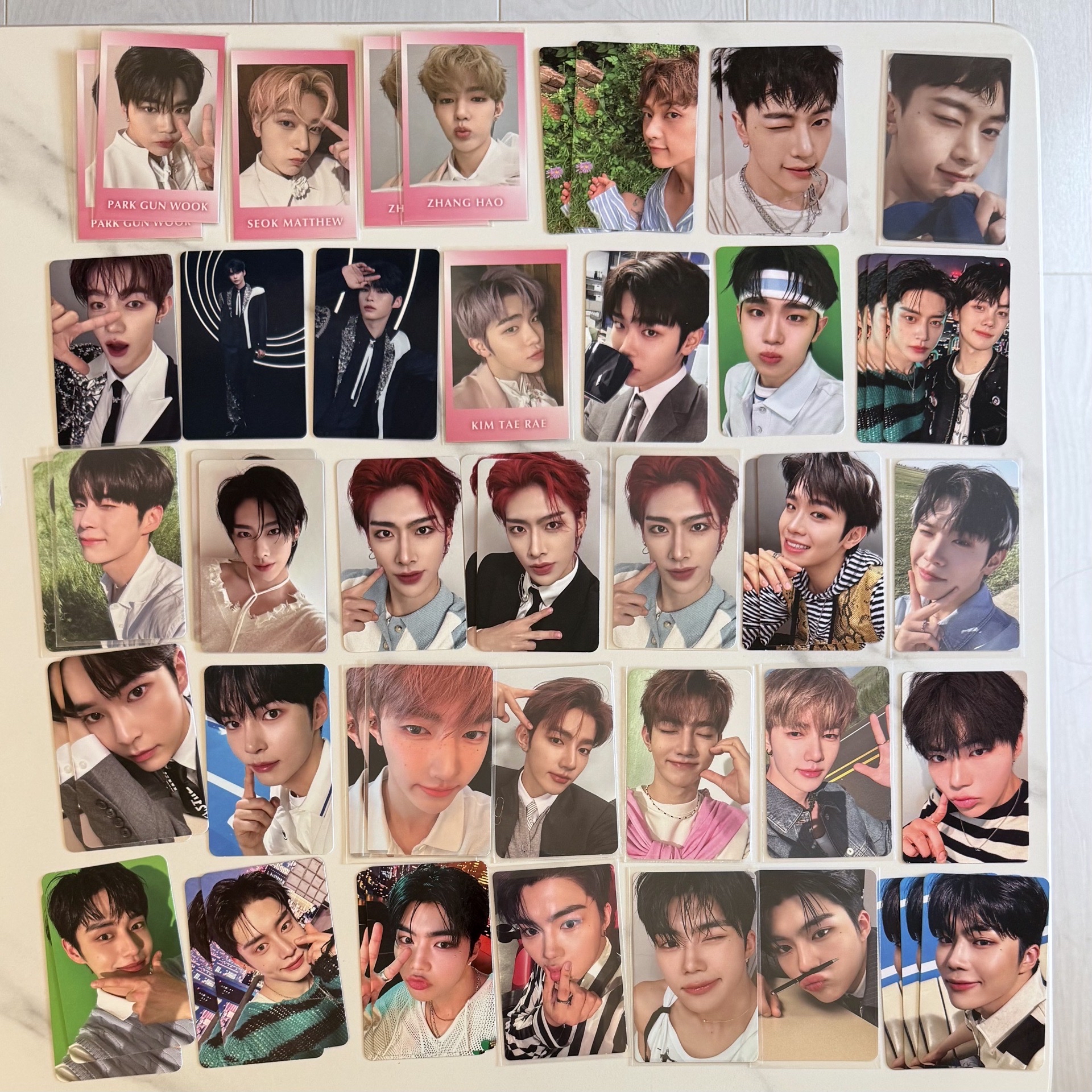 ZB1小卡大集合/章昊/韓彬/馬修/RICKY/乾旭/泰來/奎彬/地雄/維辰 盤出B